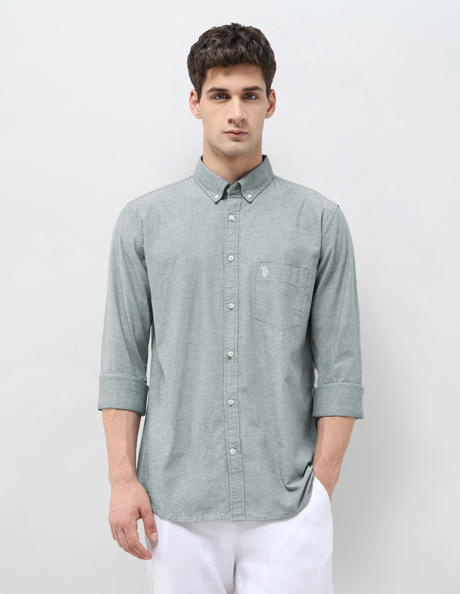 Tailored Fit Oxford Shirt - Image 6