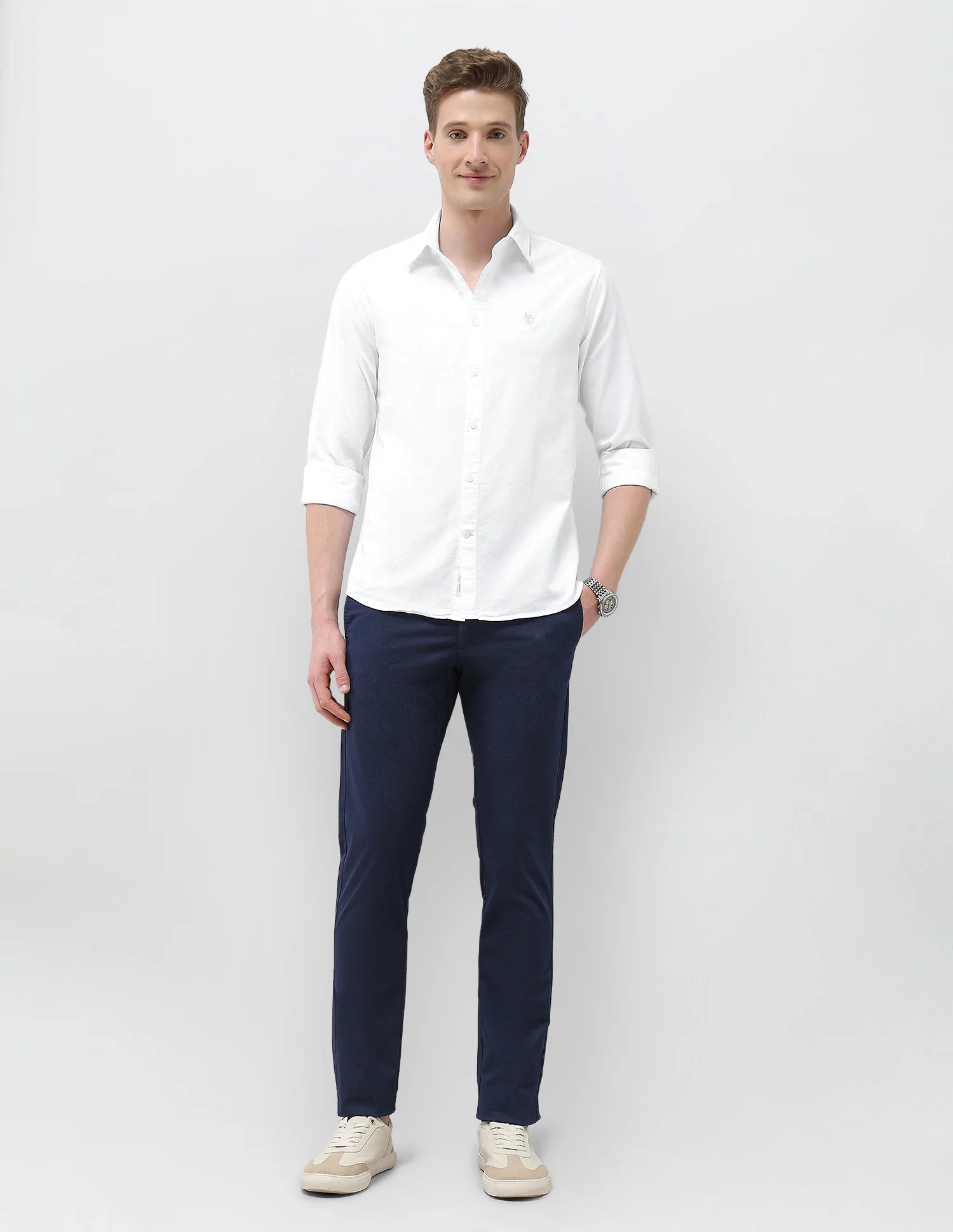 Tailored Fit Oxford Shirt - Image 3