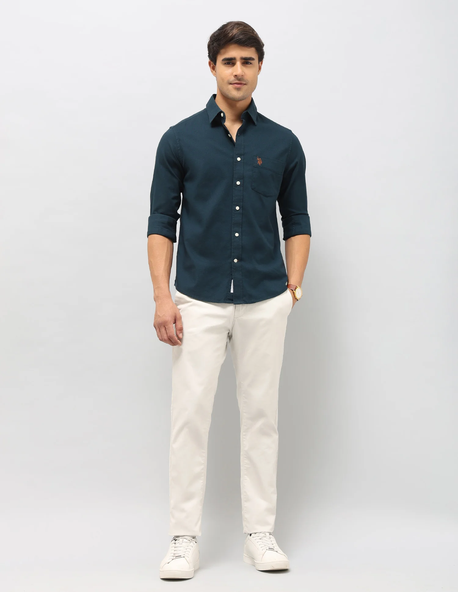 Tailored Fit Oxford Shirt - Image 3
