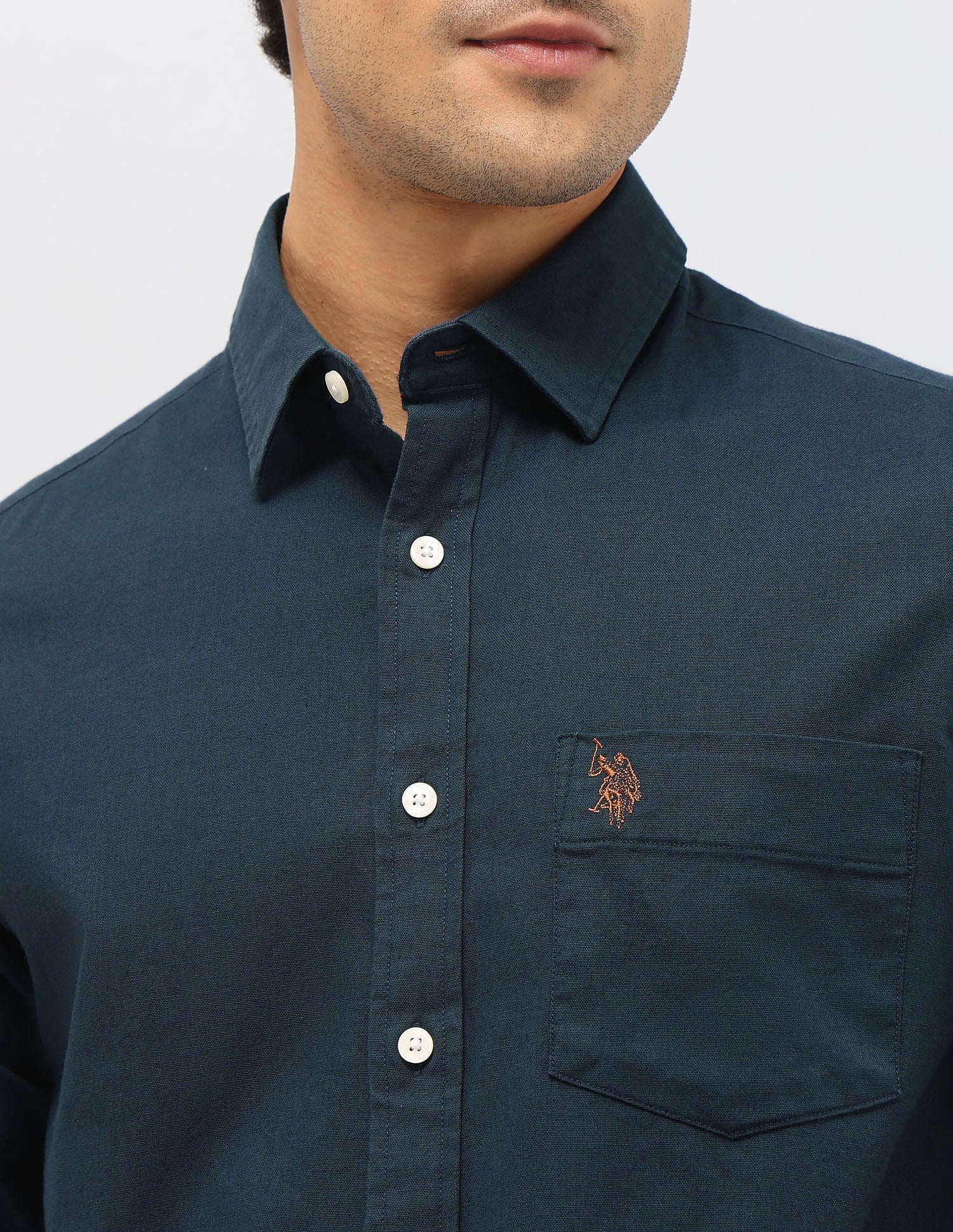 Tailored Fit Oxford Shirt - Image 7