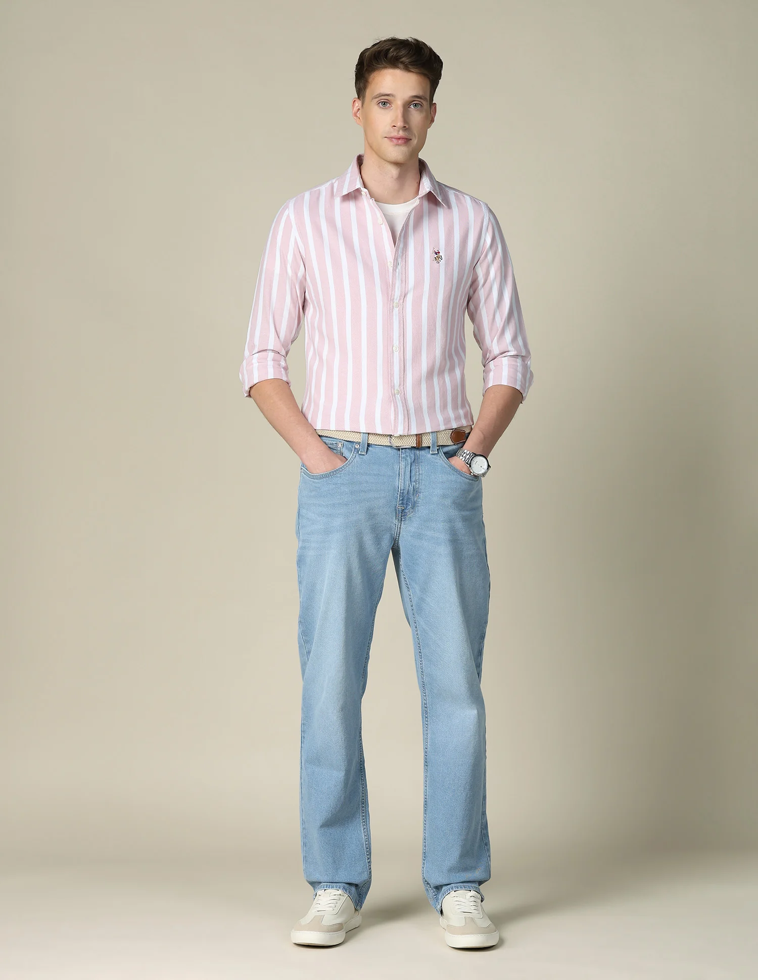 Tailored Fit Oxford Shirt - Image 3