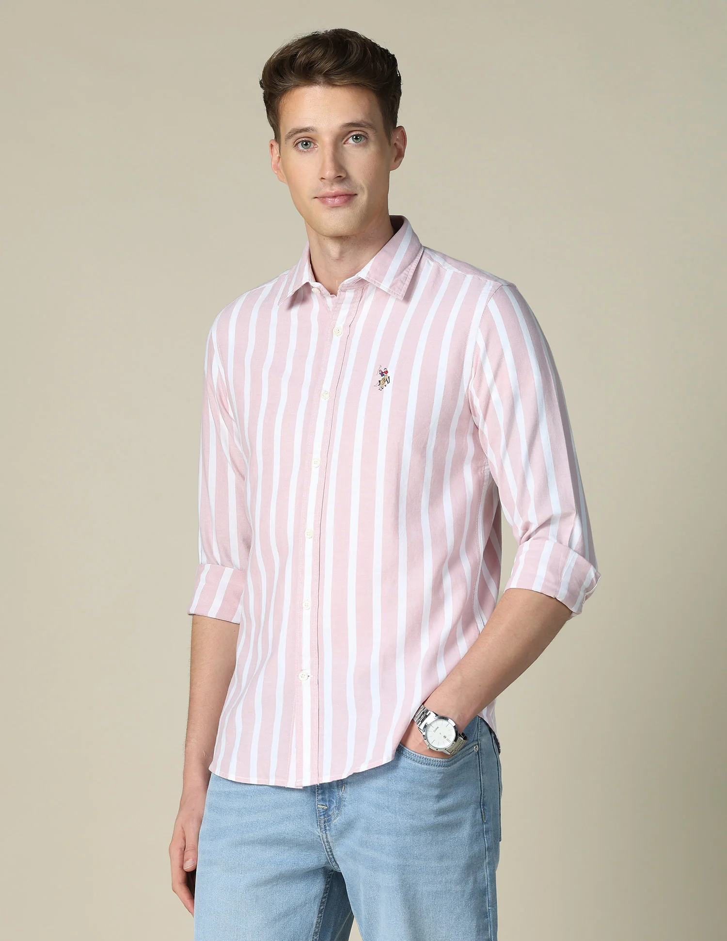 Tailored Fit Oxford Shirt - Image 4