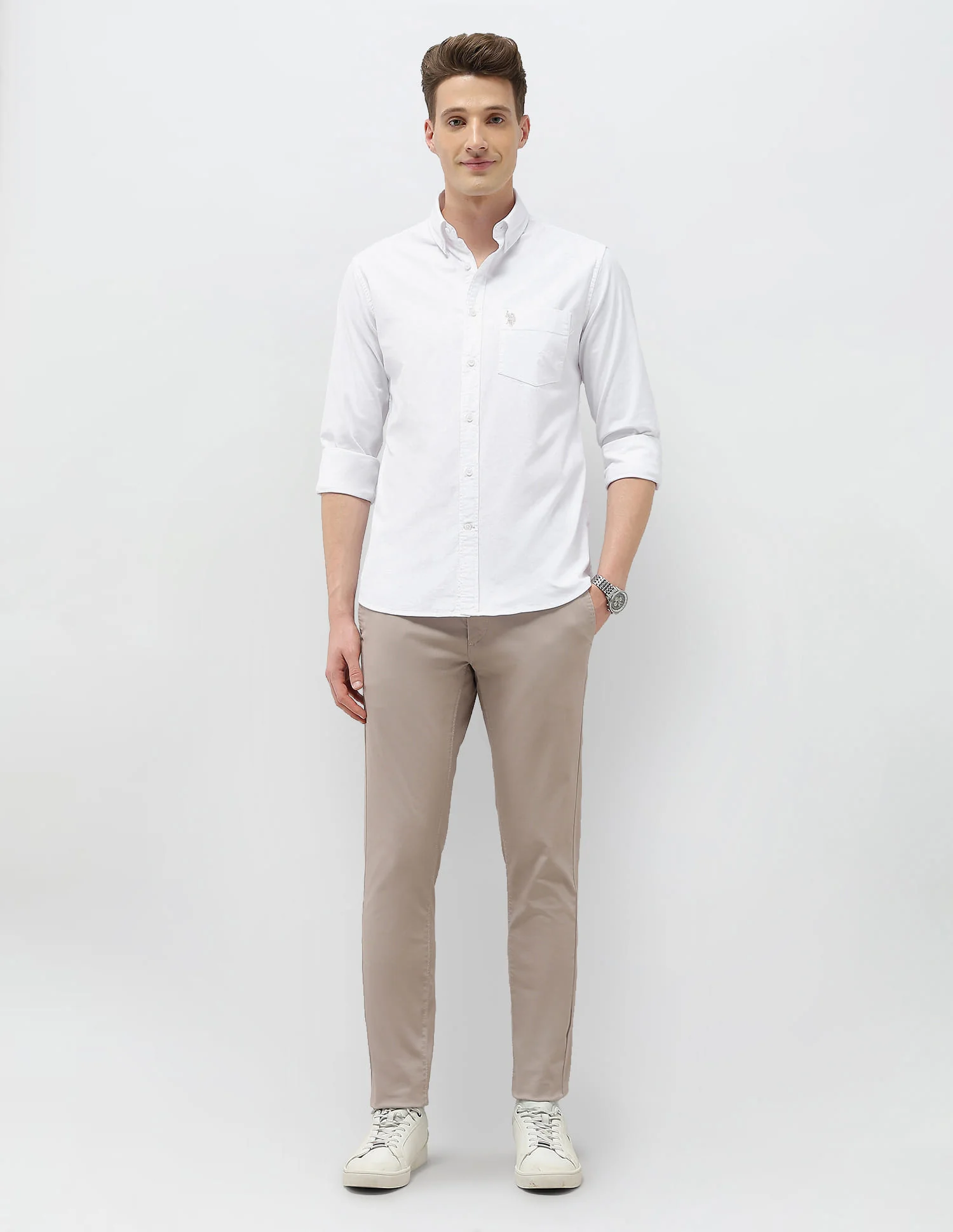 Tailored Fit Oxford Shirt - Image 3