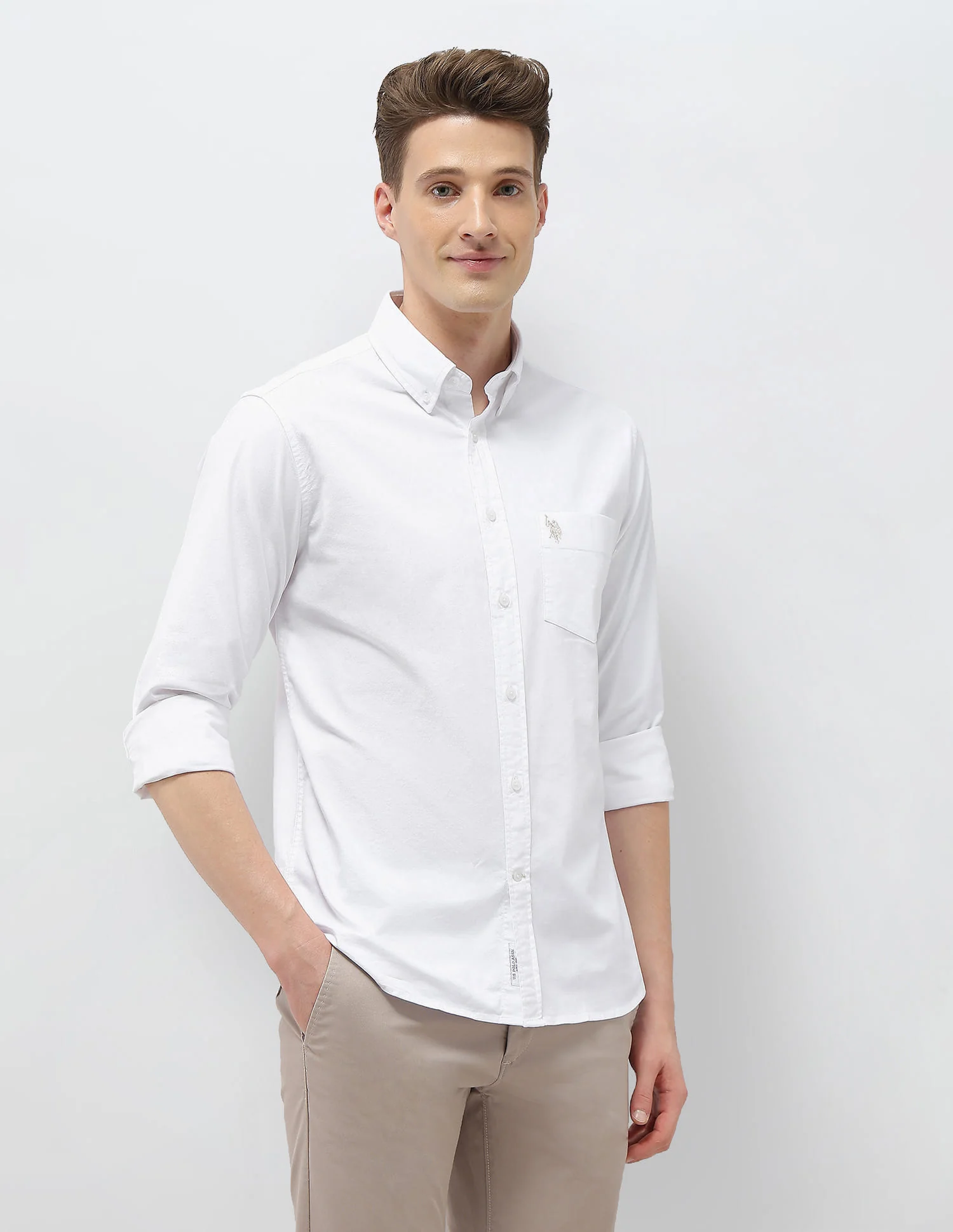 Tailored Fit Oxford Shirt - Image 4