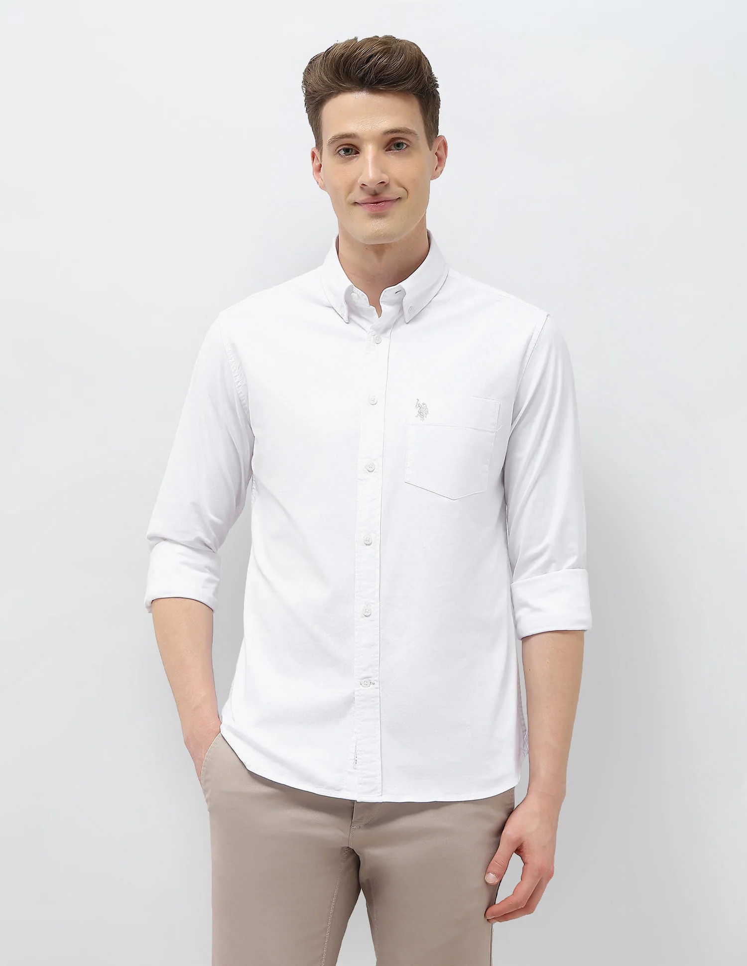 Tailored Fit Oxford Shirt - Image 6