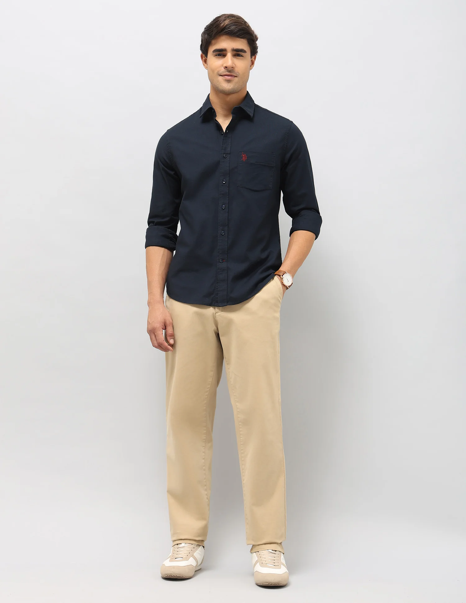 Tailored Fit Oxford Shirt - Image 3
