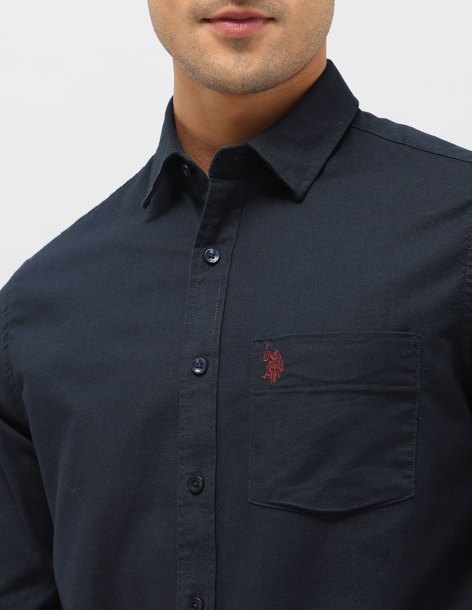 Tailored Fit Oxford Shirt - Image 7