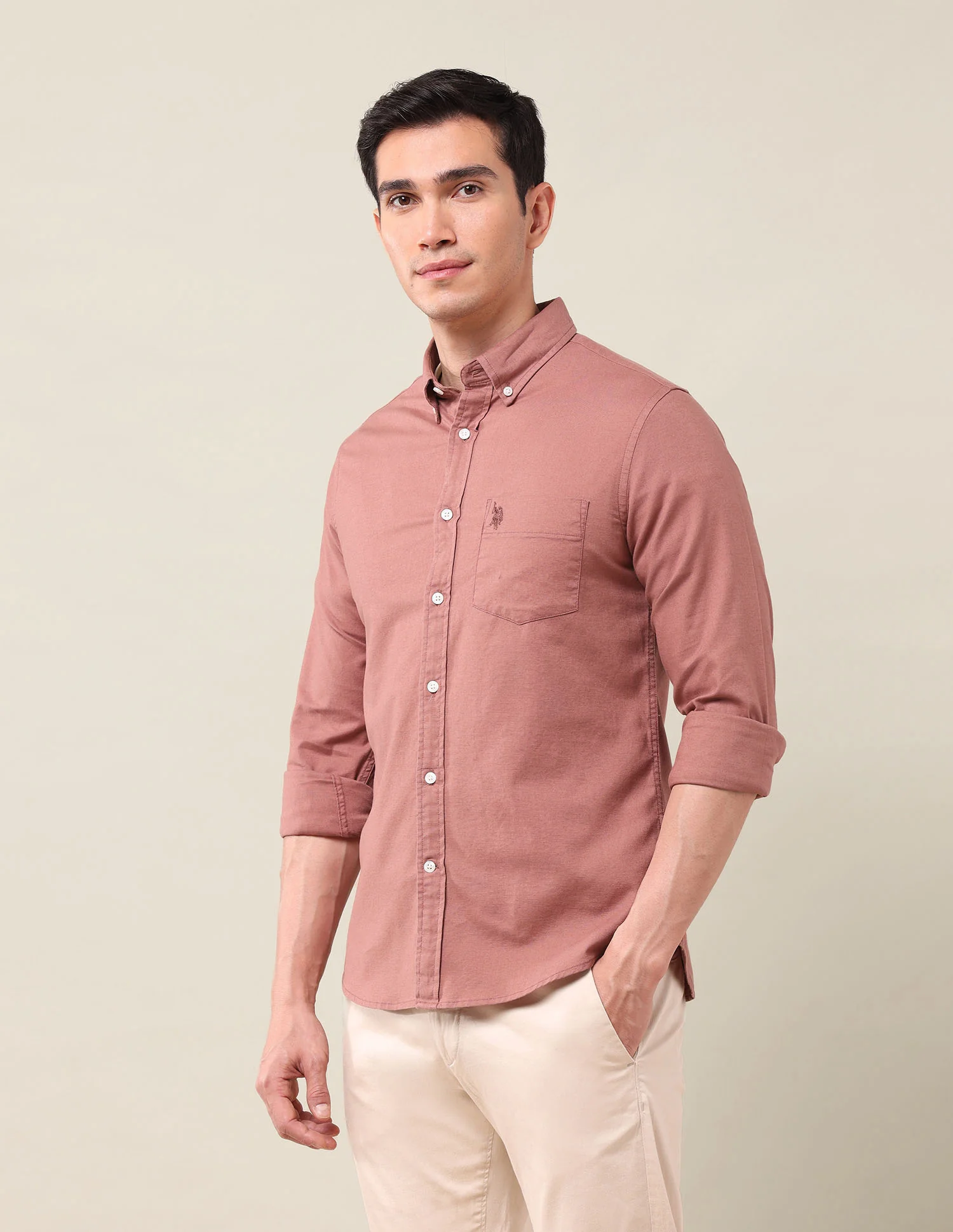 Tailored Fit Oxford Shirt - Image 4