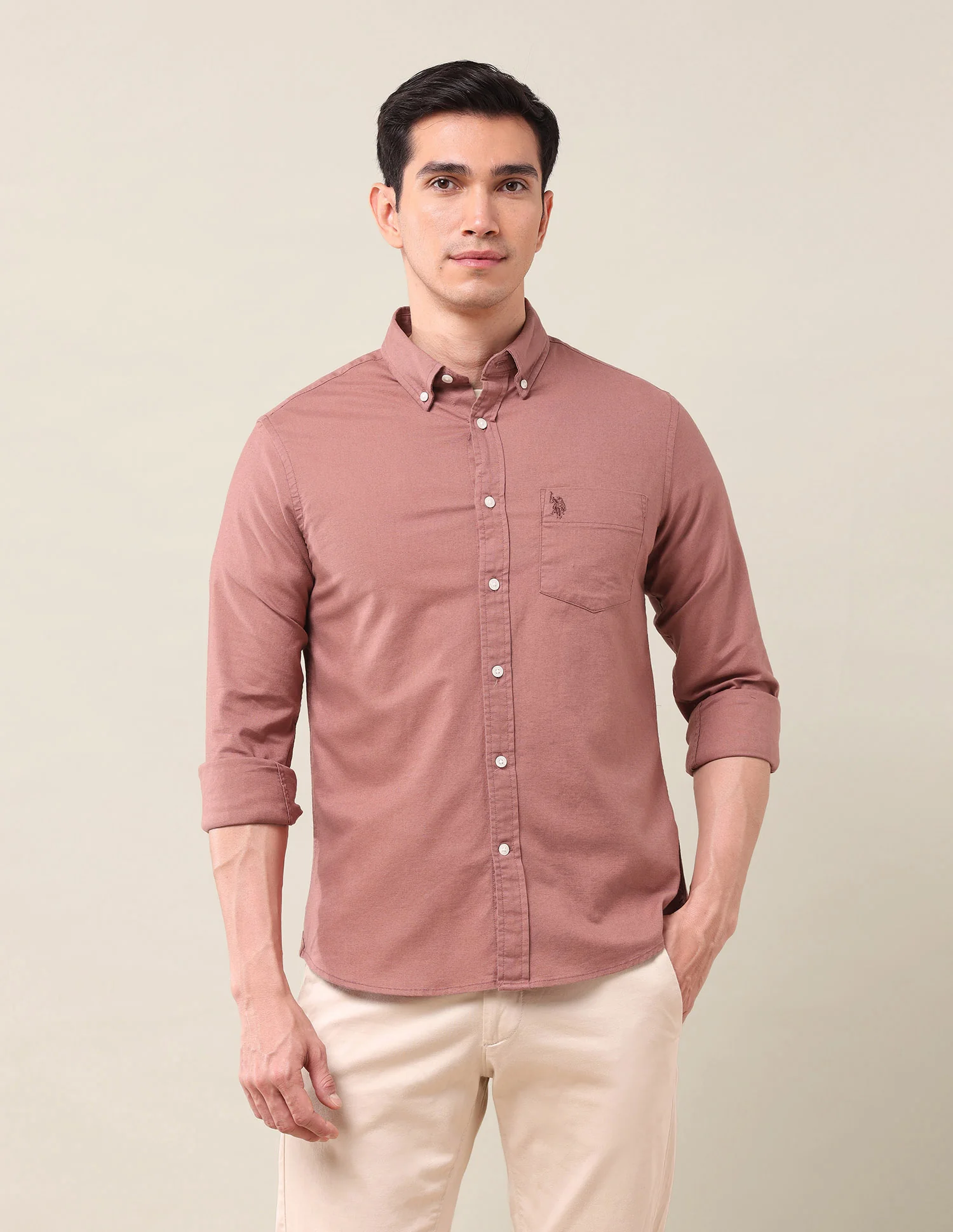 Tailored Fit Oxford Shirt - Image 6