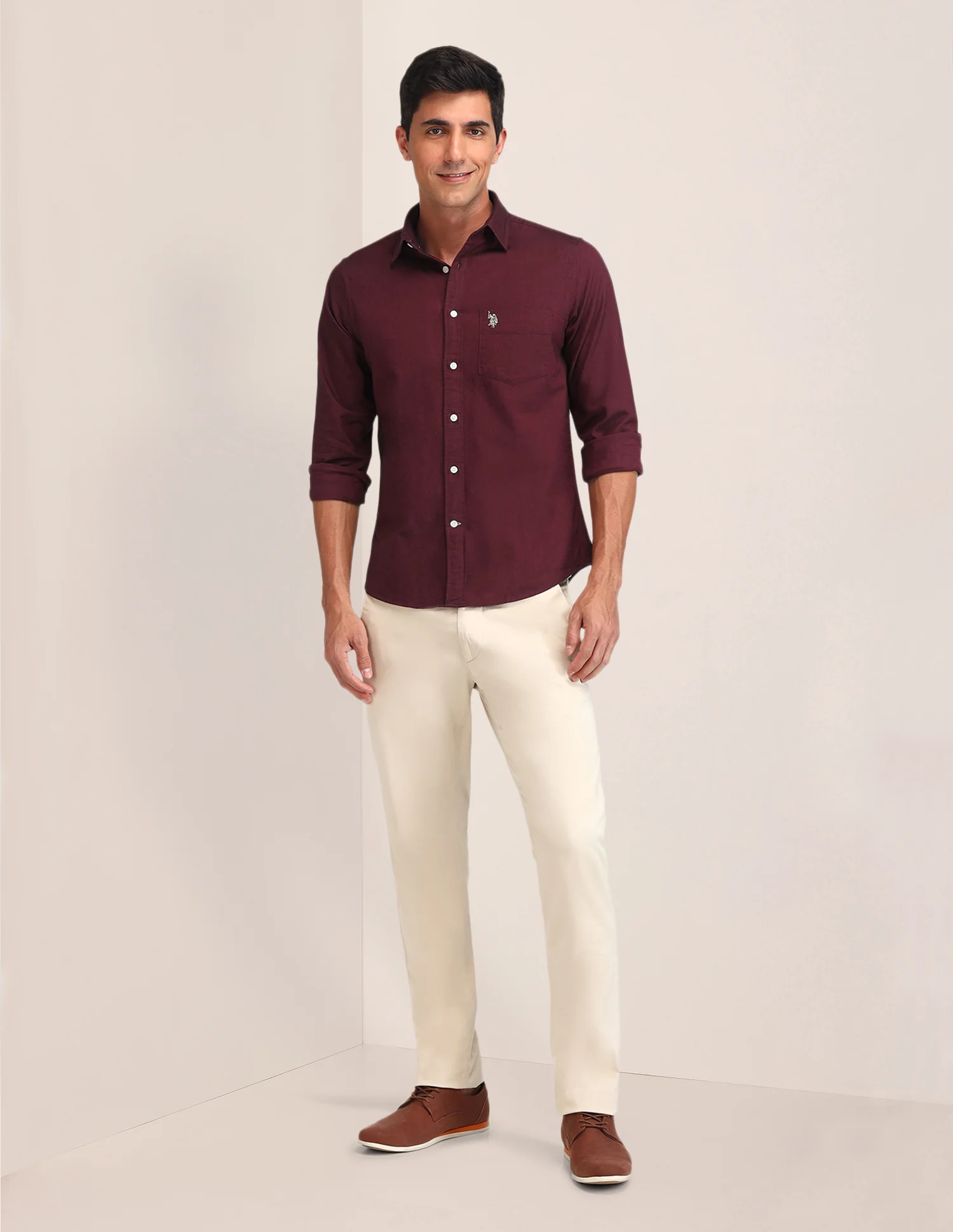 Tailored Fit Oxford Shirt - Image 3
