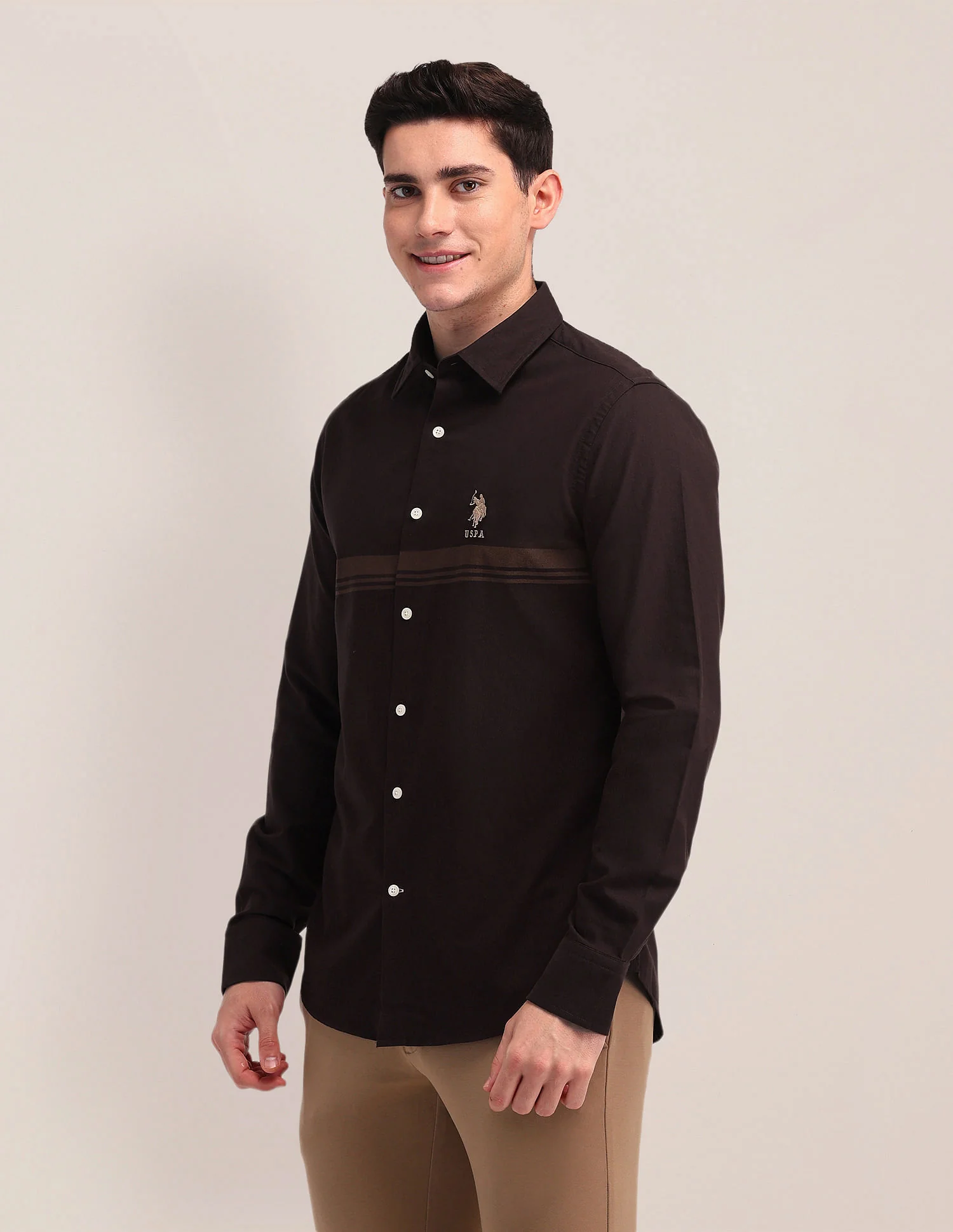 Tailored Fit Oxford Striped Shirt - Image 4