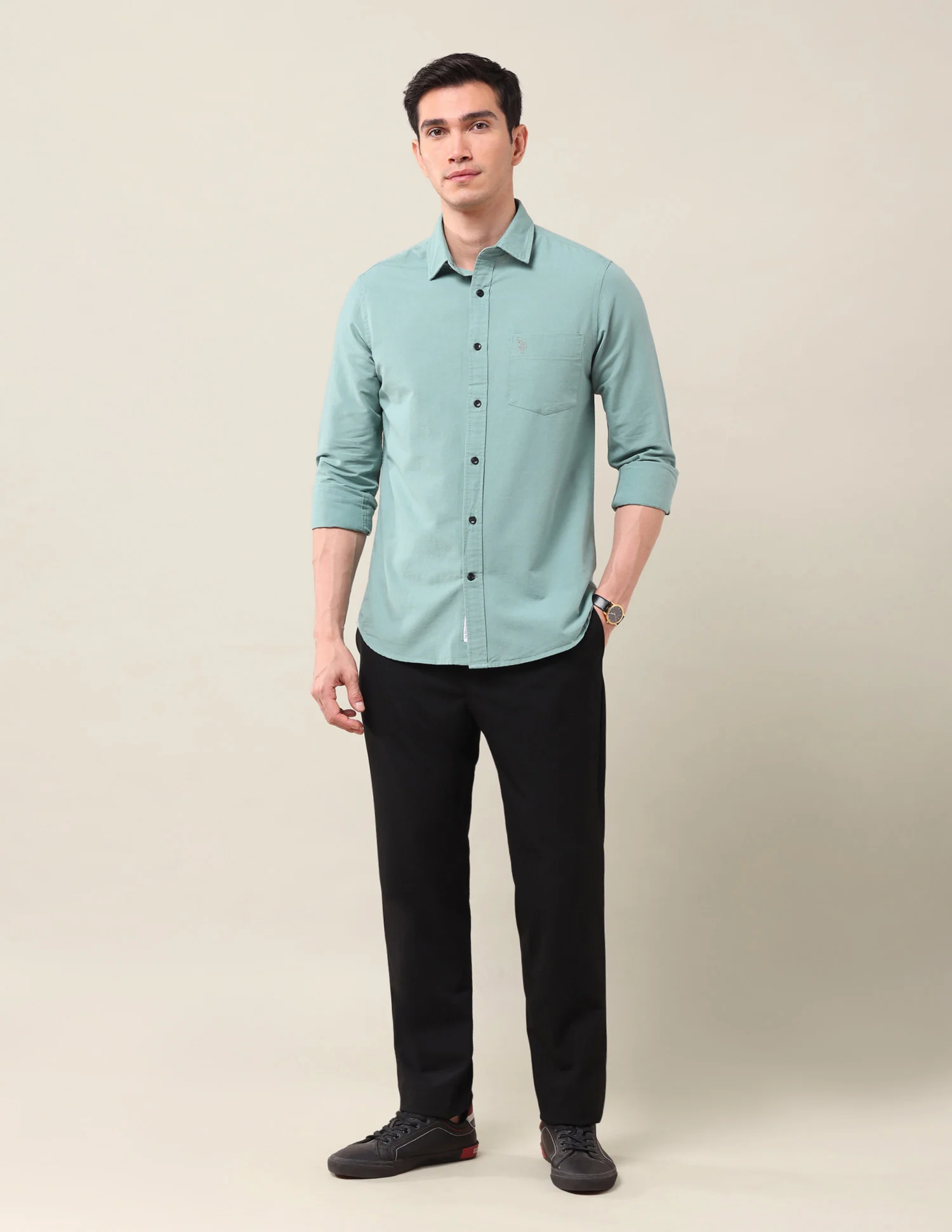 Tailored Fit Poplin Shirt - Image 3