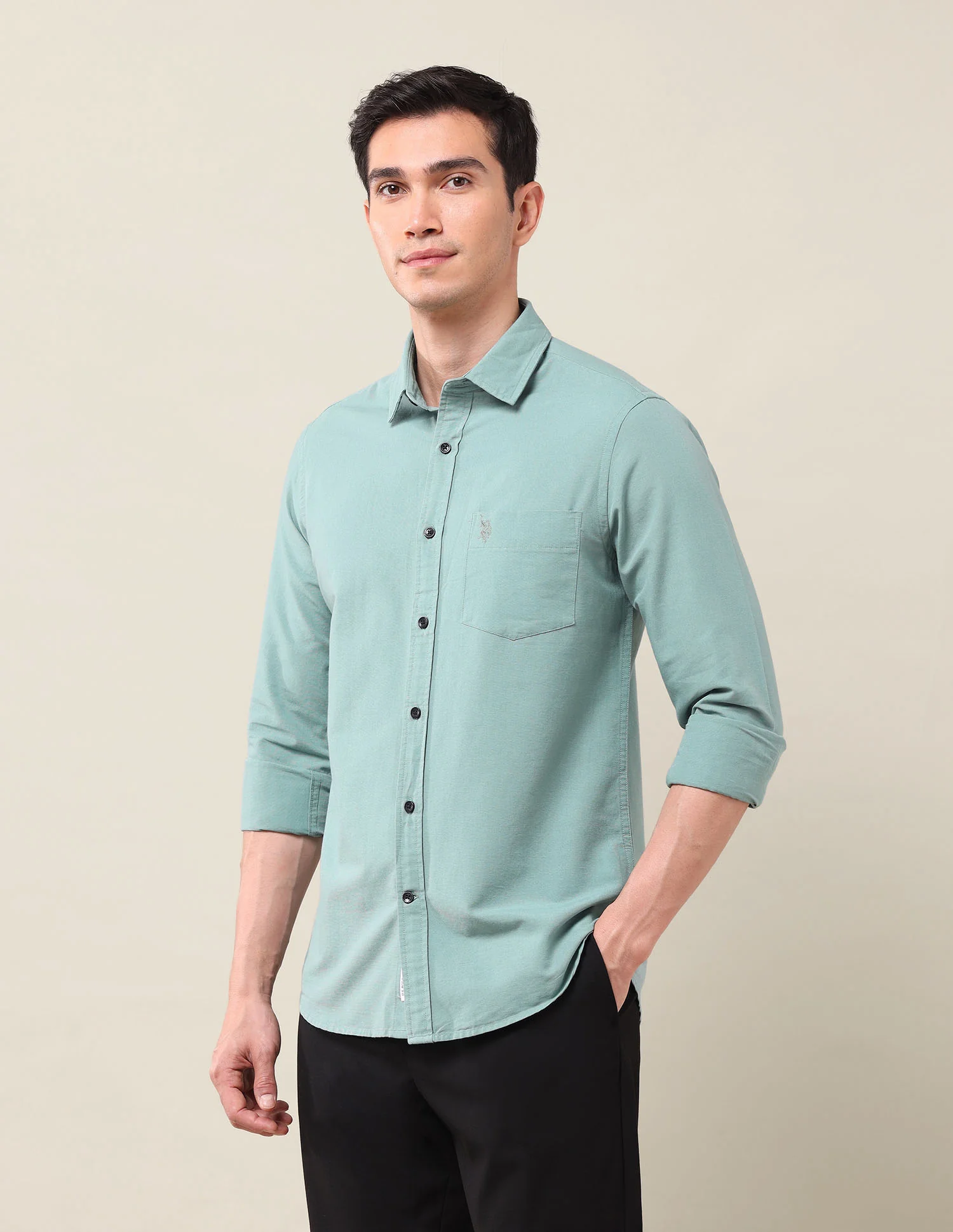 Tailored Fit Poplin Shirt - Image 4