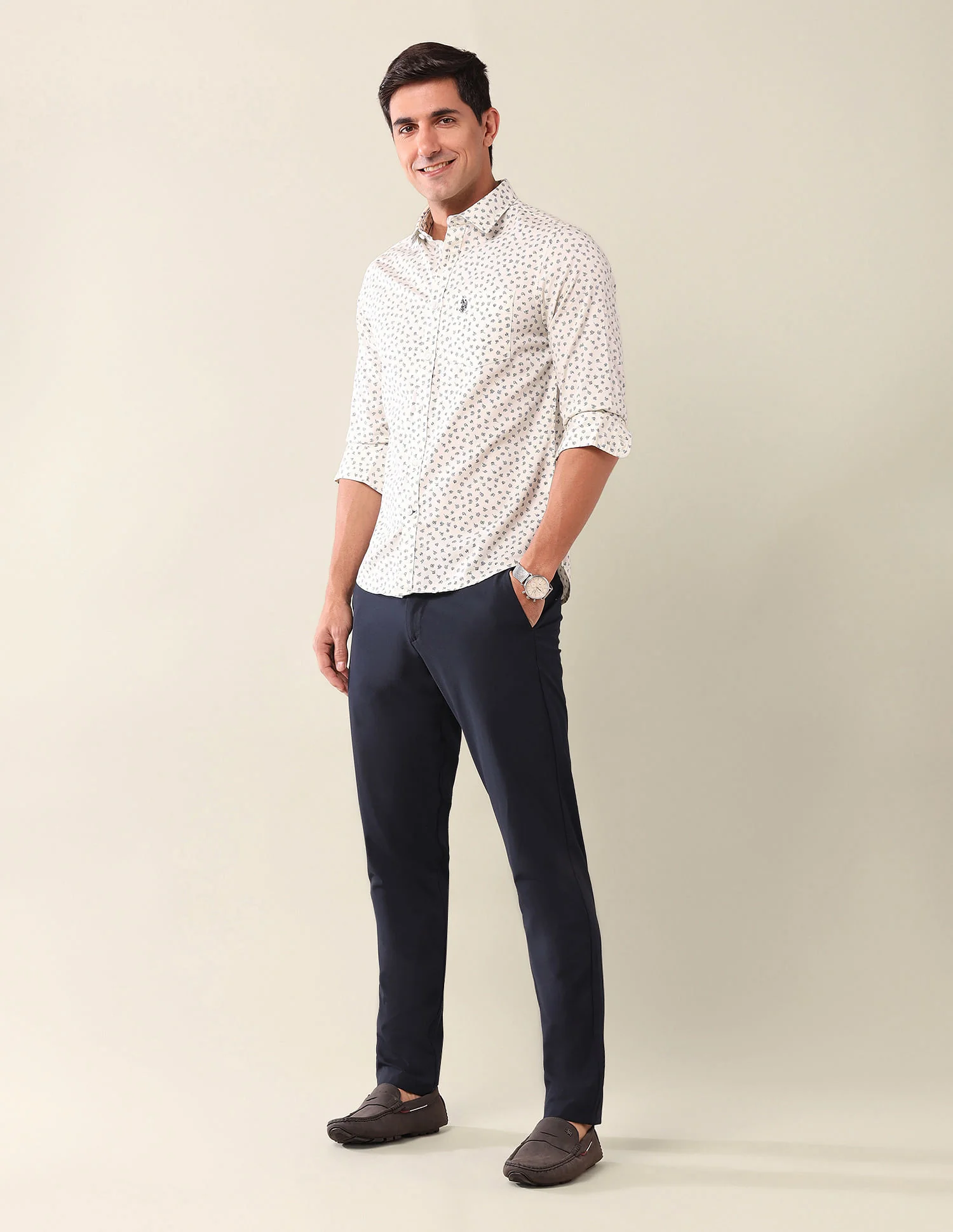 Tailored Fit Printed Shirt - Image 3