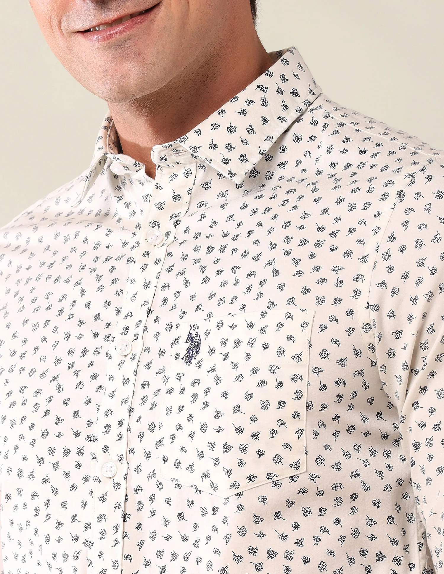 Tailored Fit Printed Shirt - Image 7