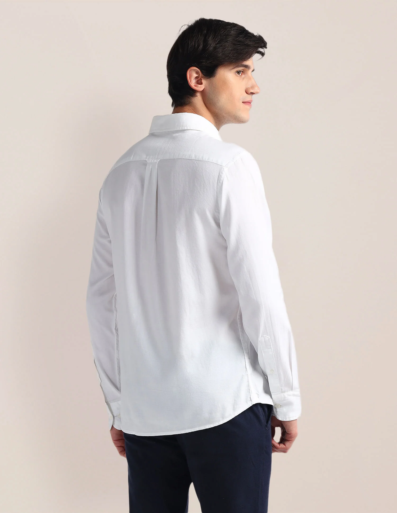 Tailored Fit Pure Cotton Shirt - Image 5