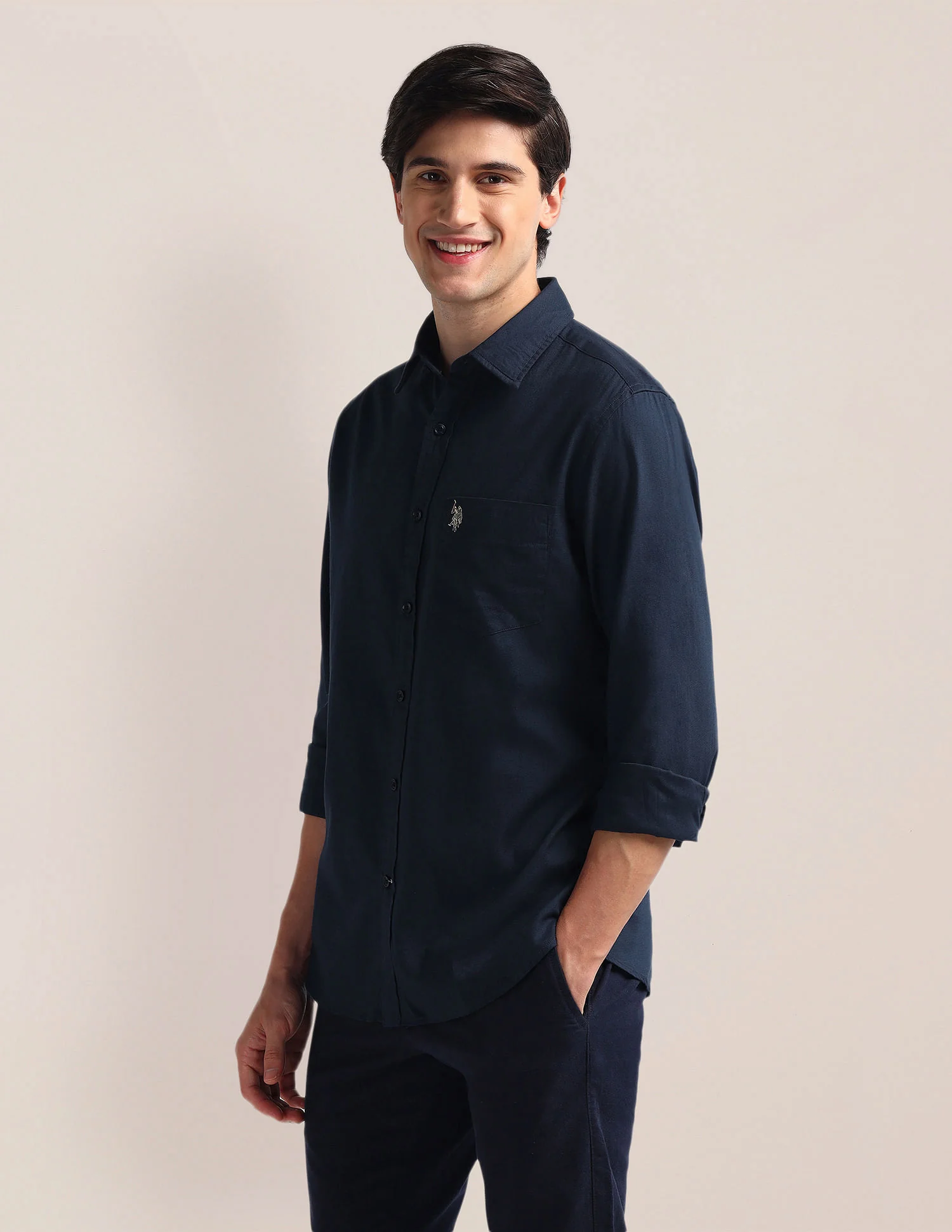 Tailored Fit Pure Cotton Shirt - Image 4