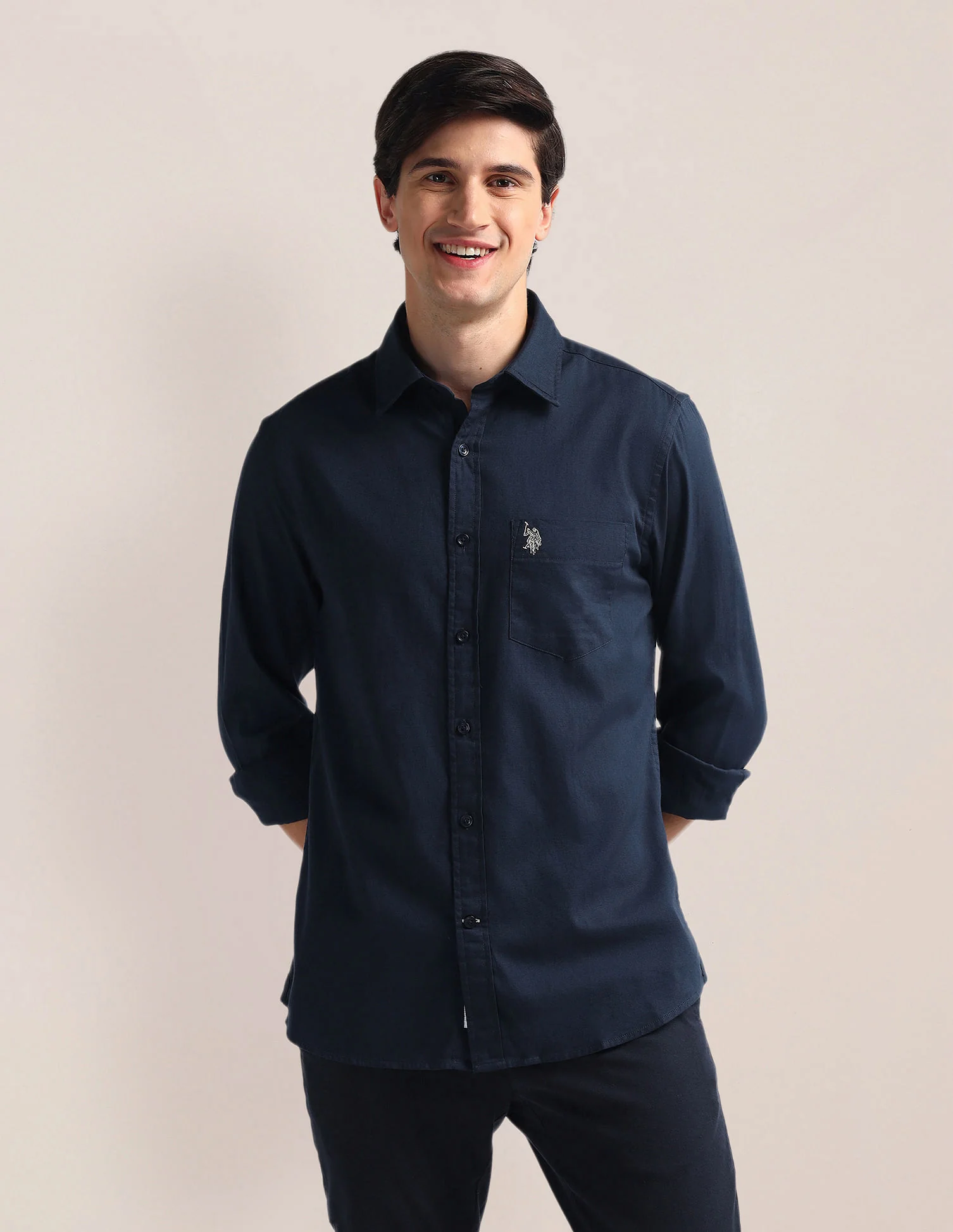Tailored Fit Pure Cotton Shirt - Image 6