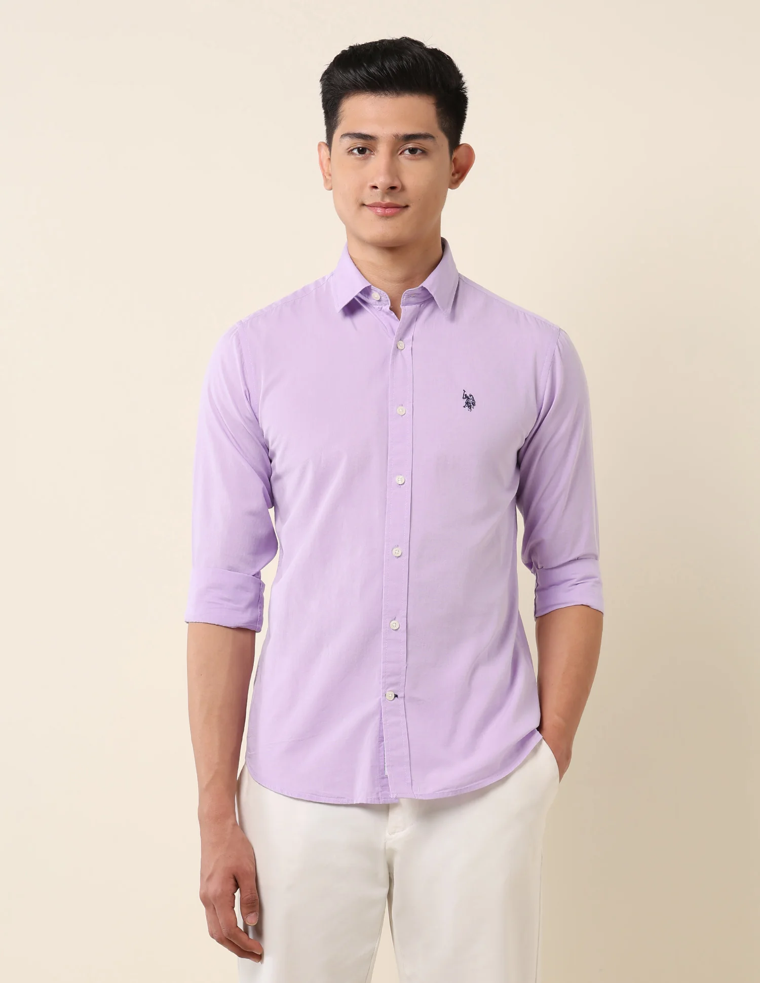 Tailored Fit Pure Cotton Shirt - Image 6
