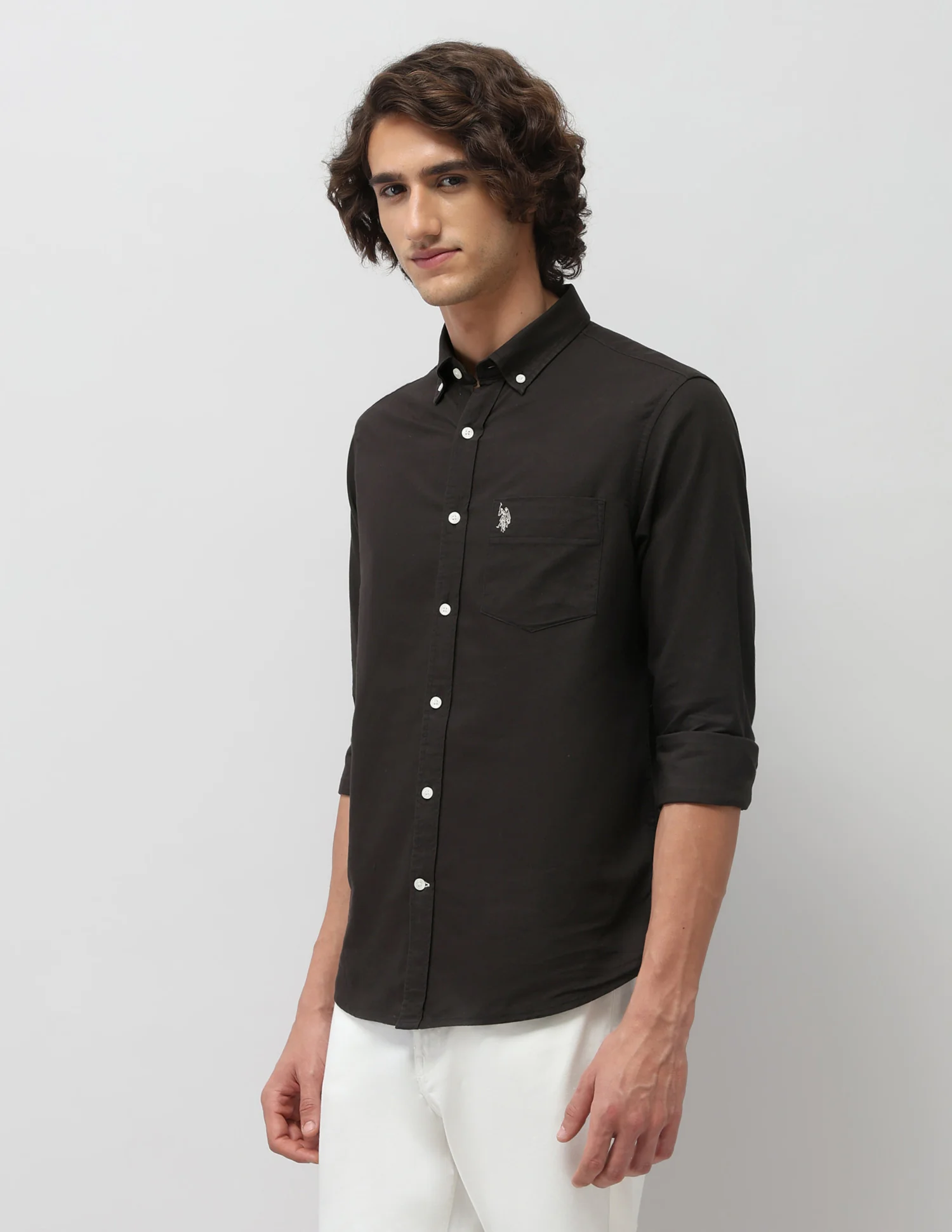 Tailored Fit Pure Cotton Shirt - Image 4