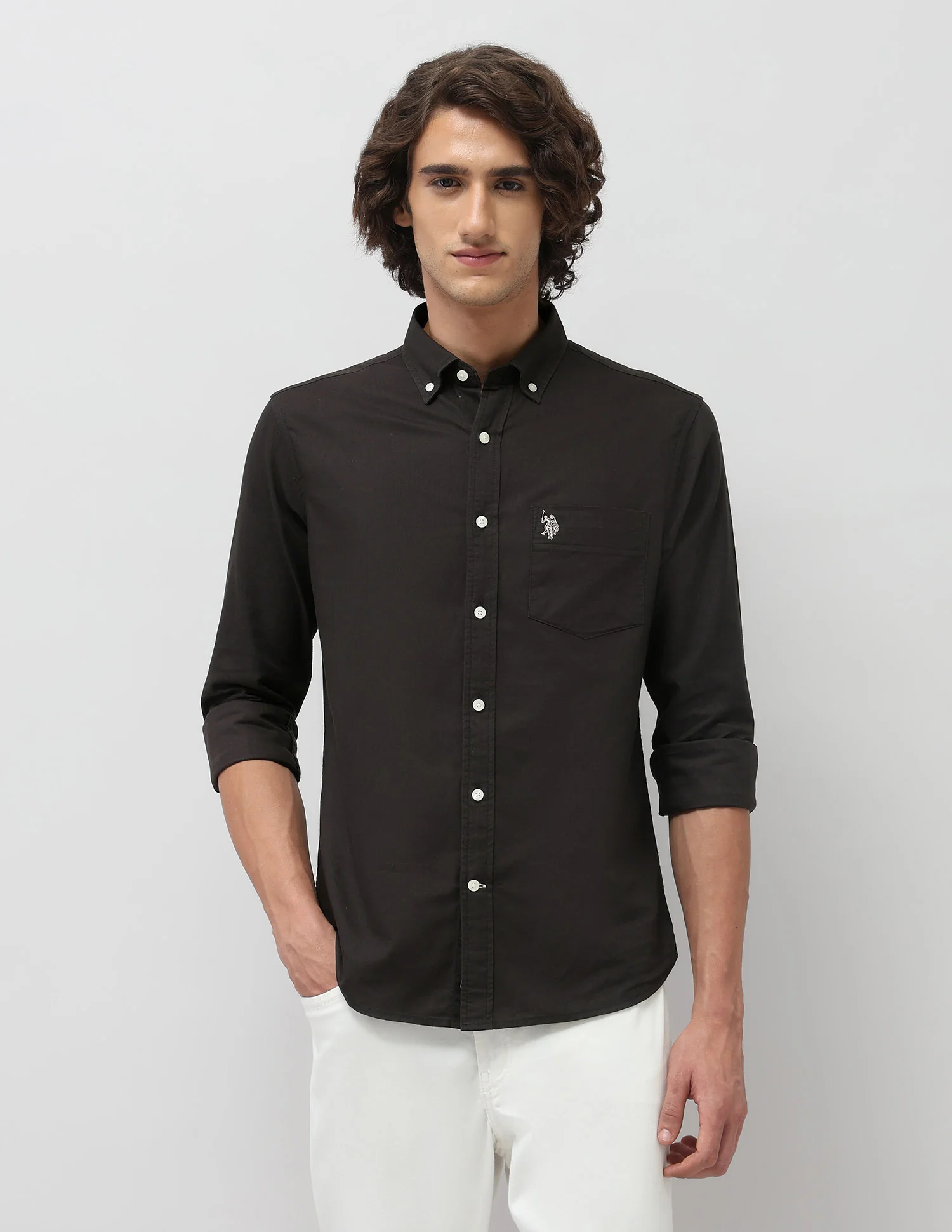 Tailored Fit Pure Cotton Shirt - Image 6