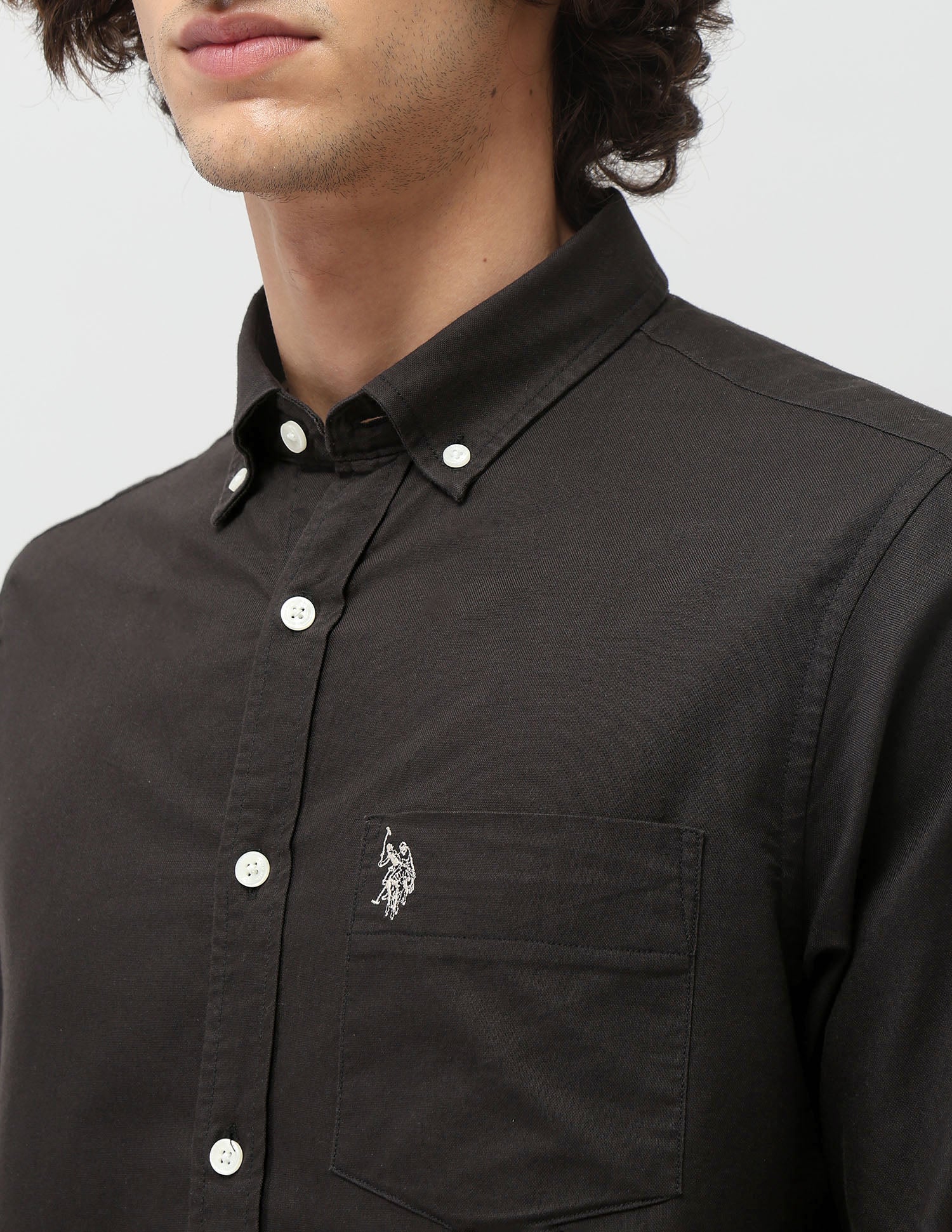 Tailored Fit Pure Cotton Shirt - Image 7