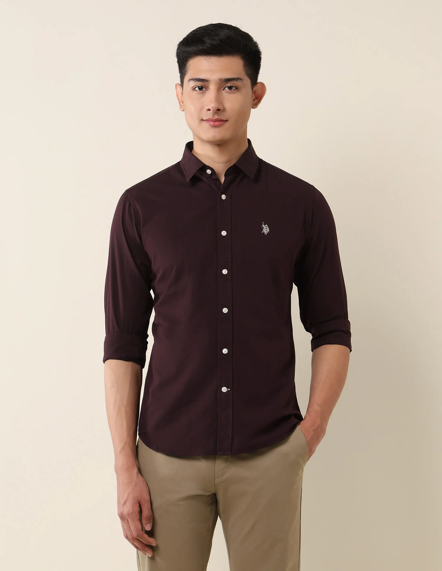 Tailored Fit Pure Cotton Shirt - Image 6