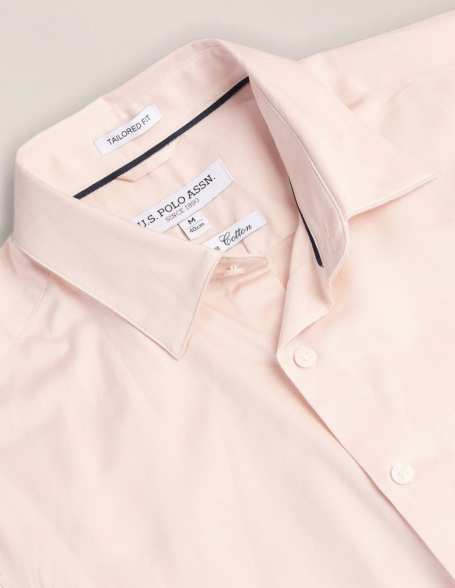 Tailored Fit Pure Cotton Shirt - Image 2