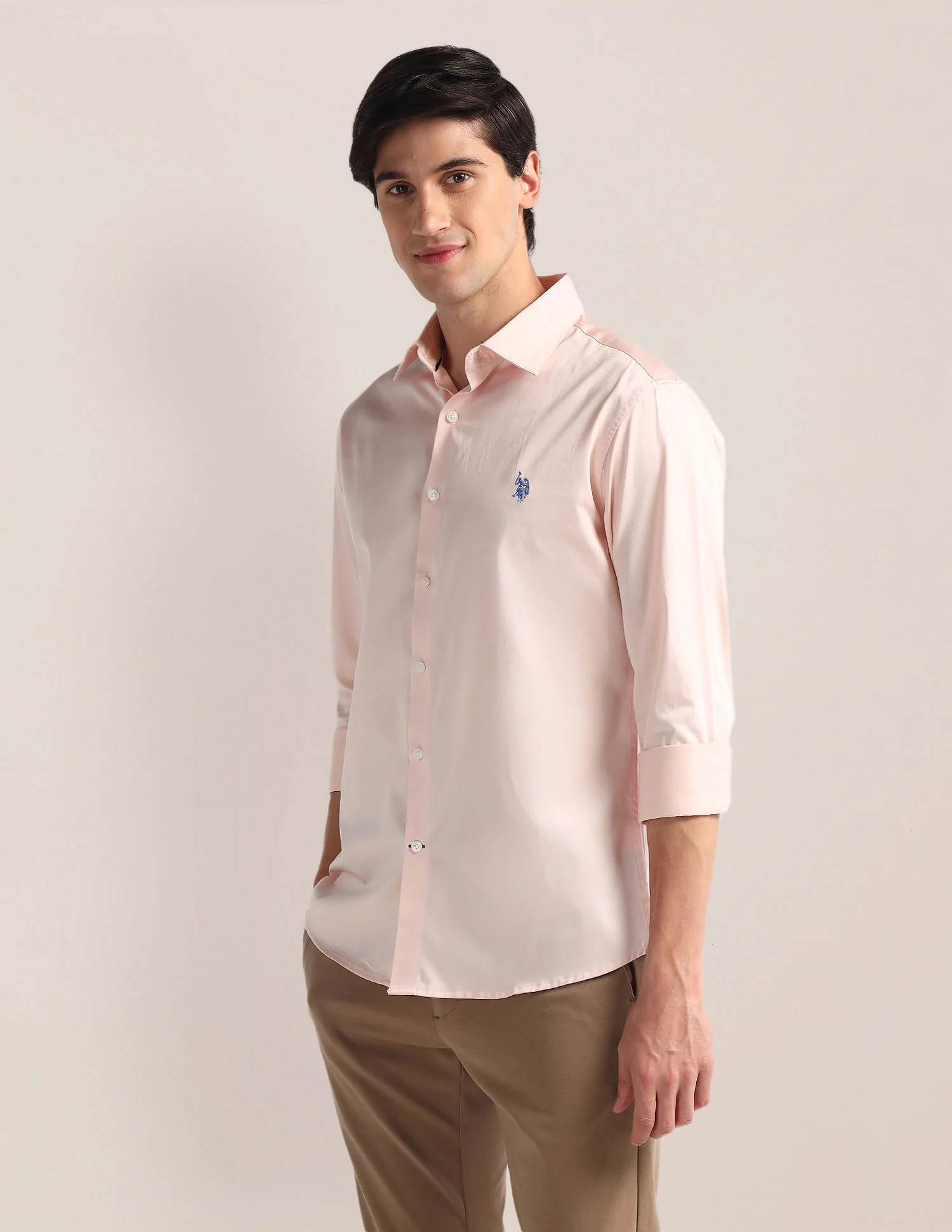 Tailored Fit Pure Cotton Shirt - Image 4