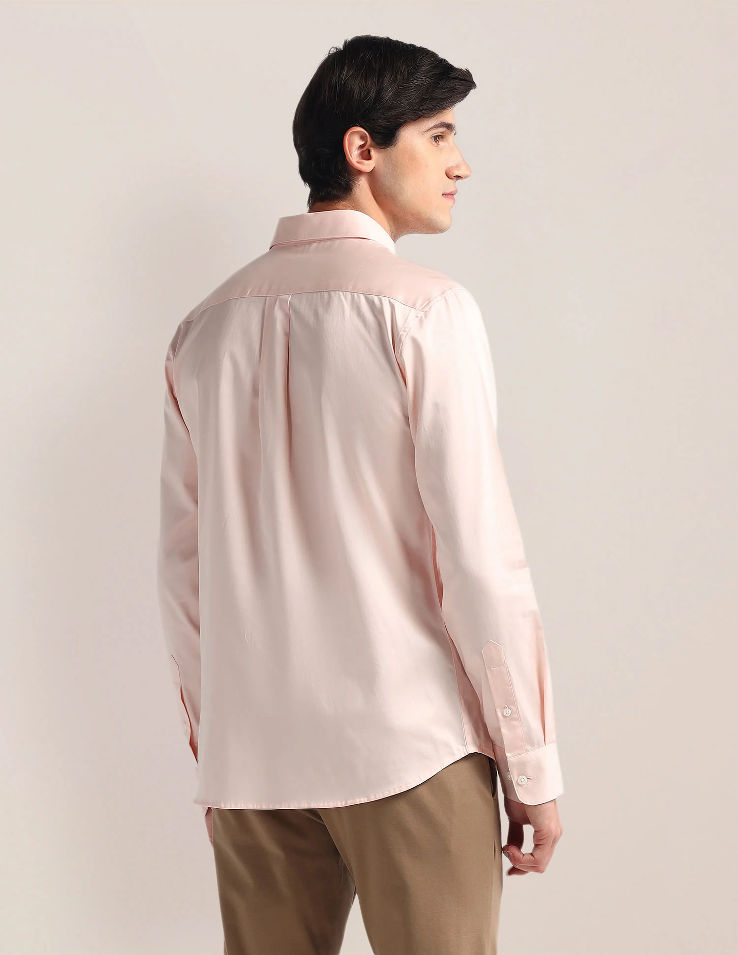 Tailored Fit Pure Cotton Shirt - Image 5