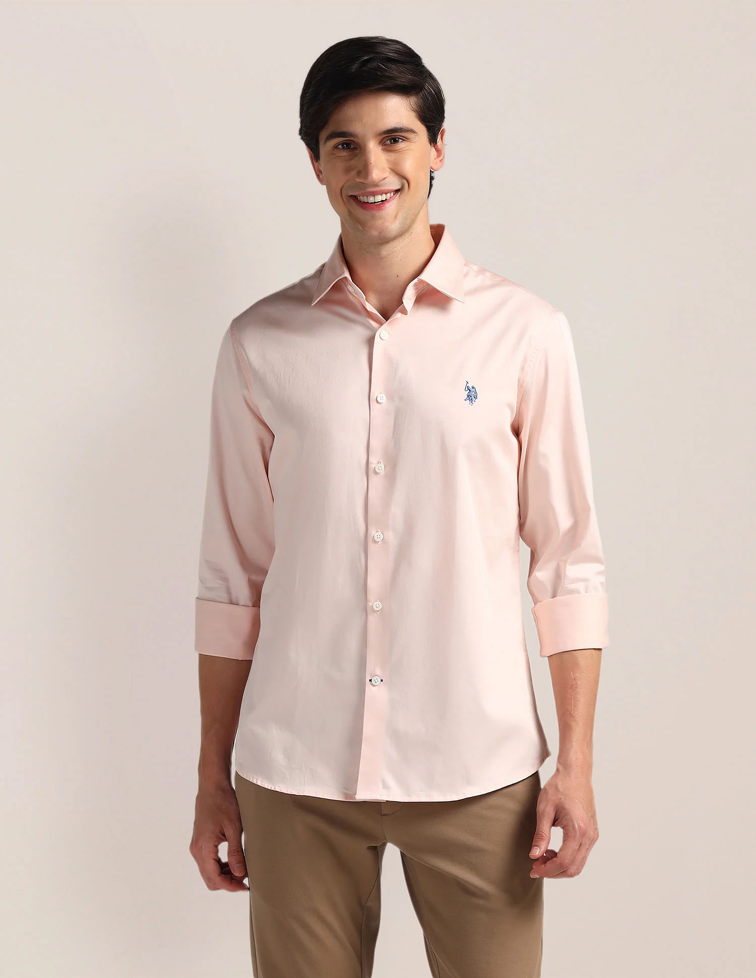 Tailored Fit Pure Cotton Shirt - Image 6