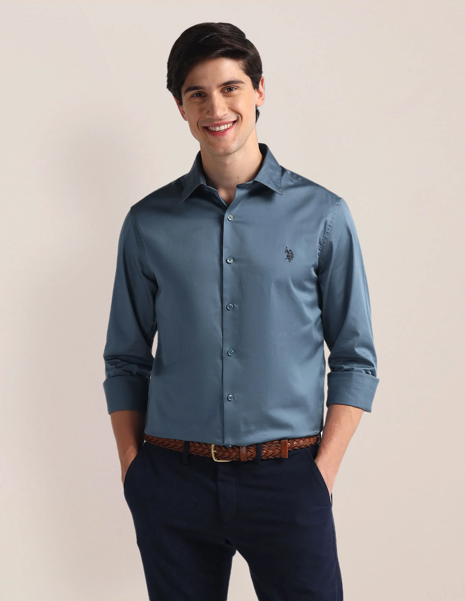 Tailored Fit Pure Cotton Shirt