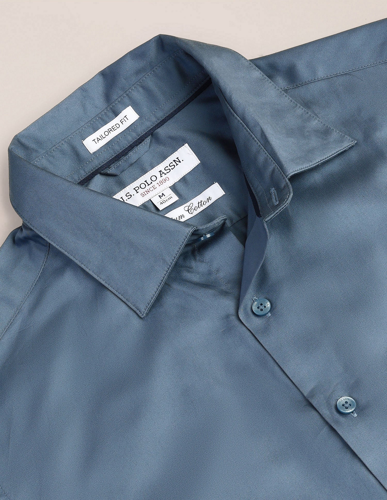 Tailored Fit Pure Cotton Shirt - Image 2