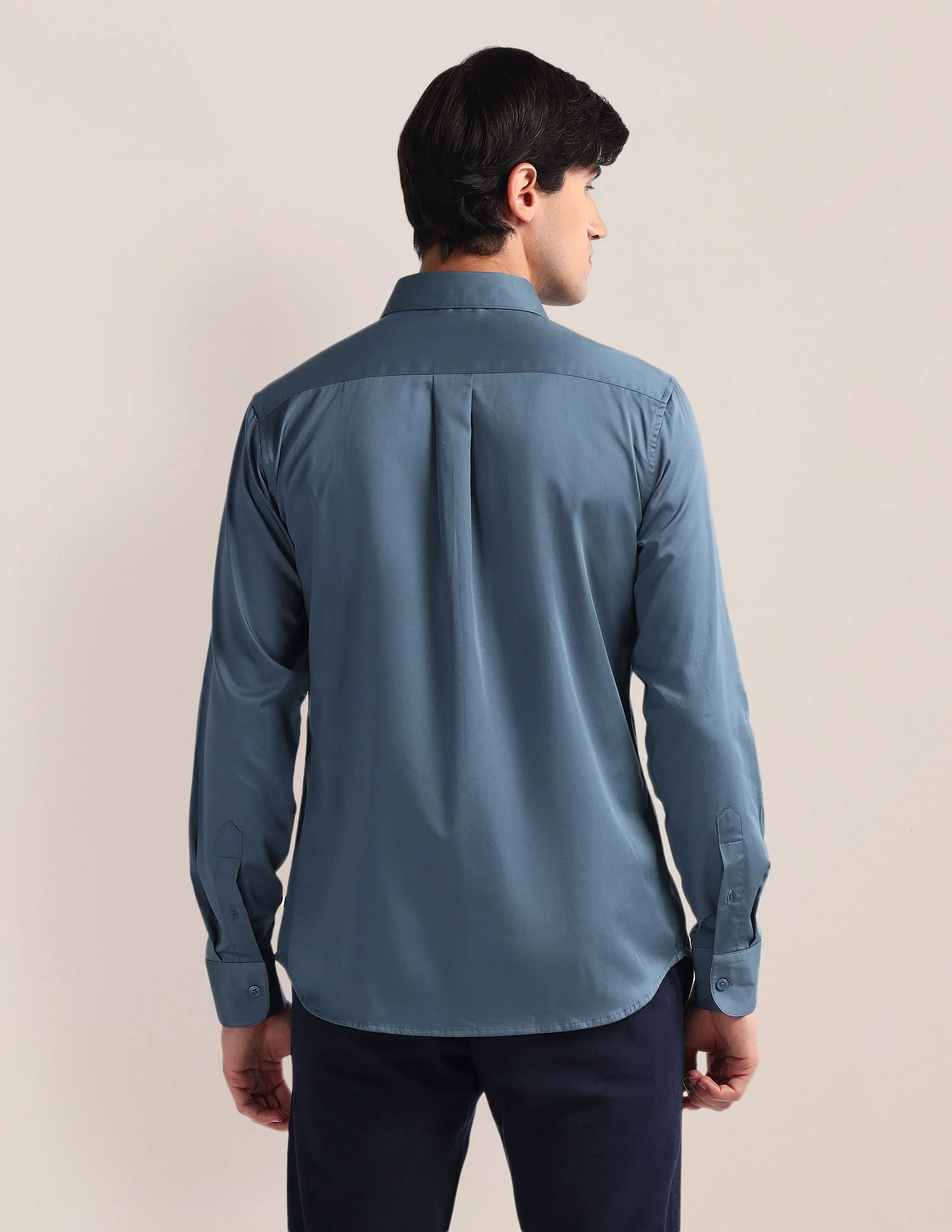 Tailored Fit Pure Cotton Shirt - Image 5