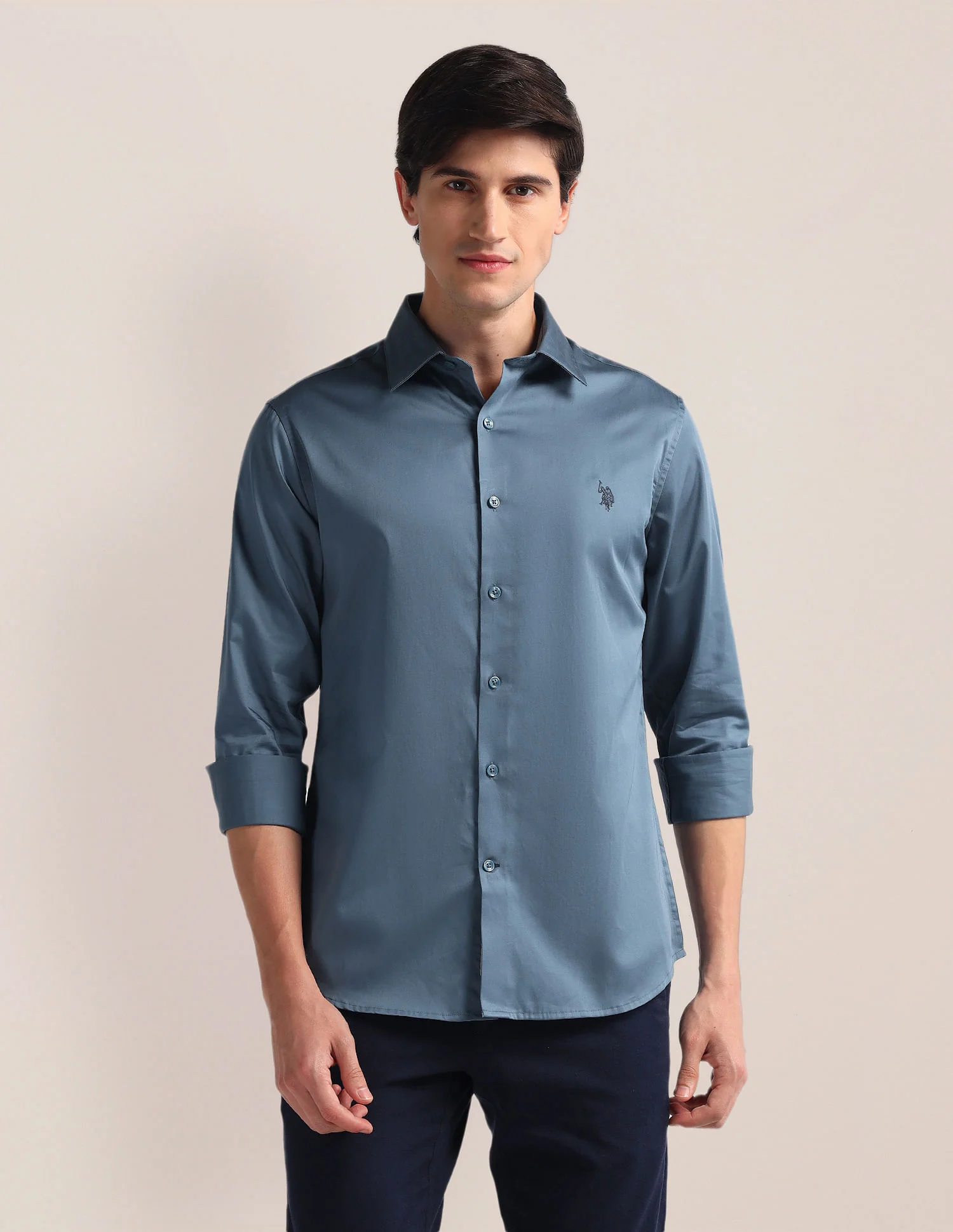 Tailored Fit Pure Cotton Shirt - Image 6