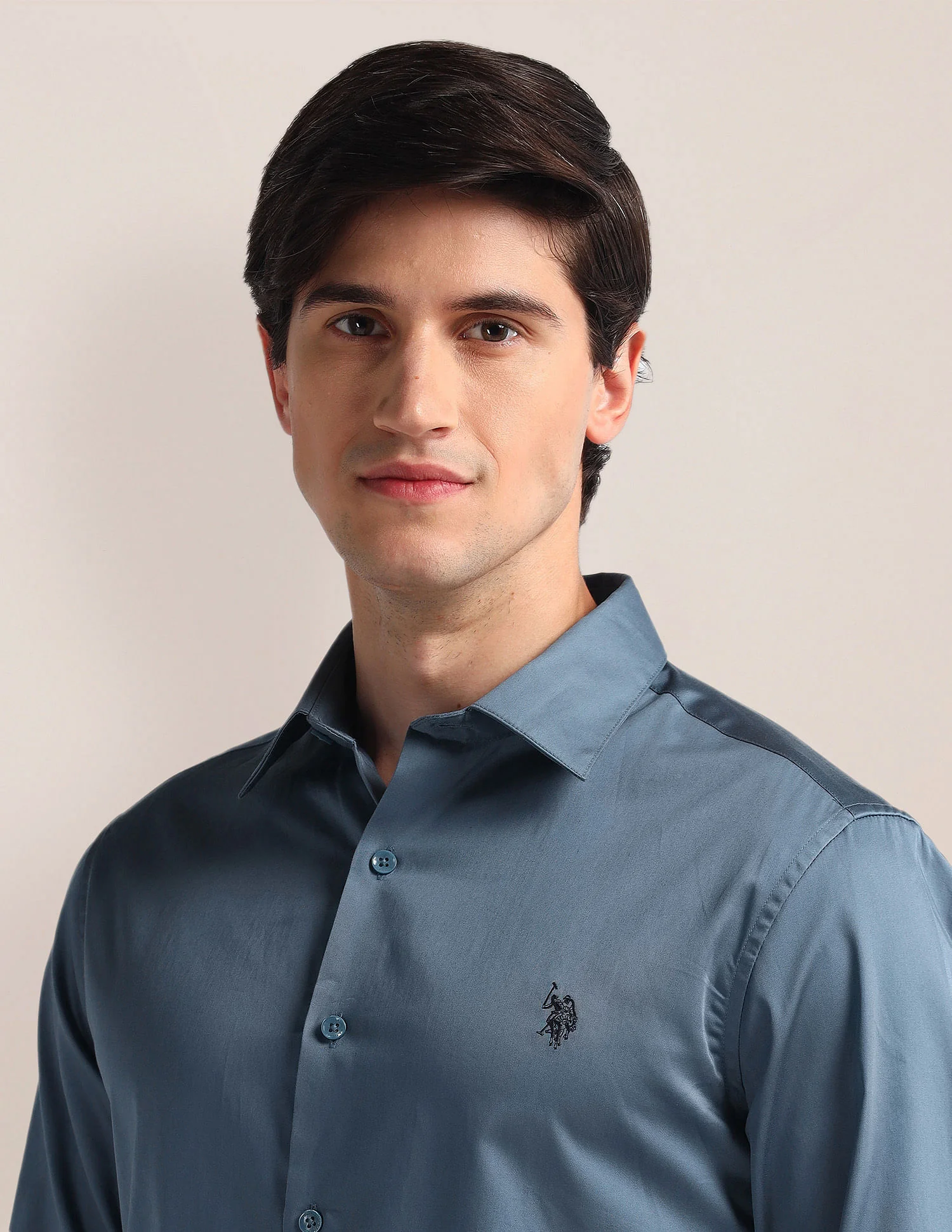 Tailored Fit Pure Cotton Shirt - Image 7