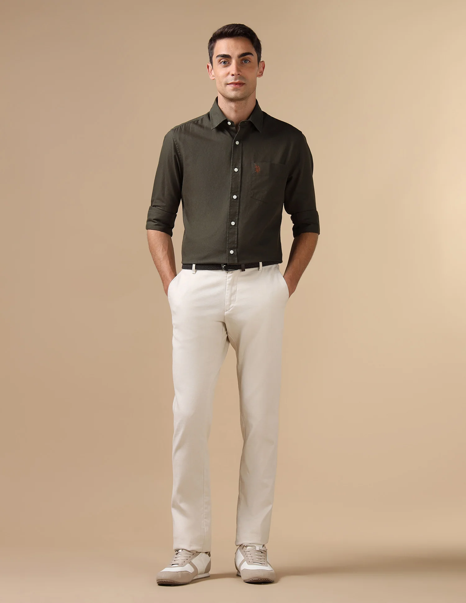 Tailored Fit Pure Cotton Shirt - Image 3