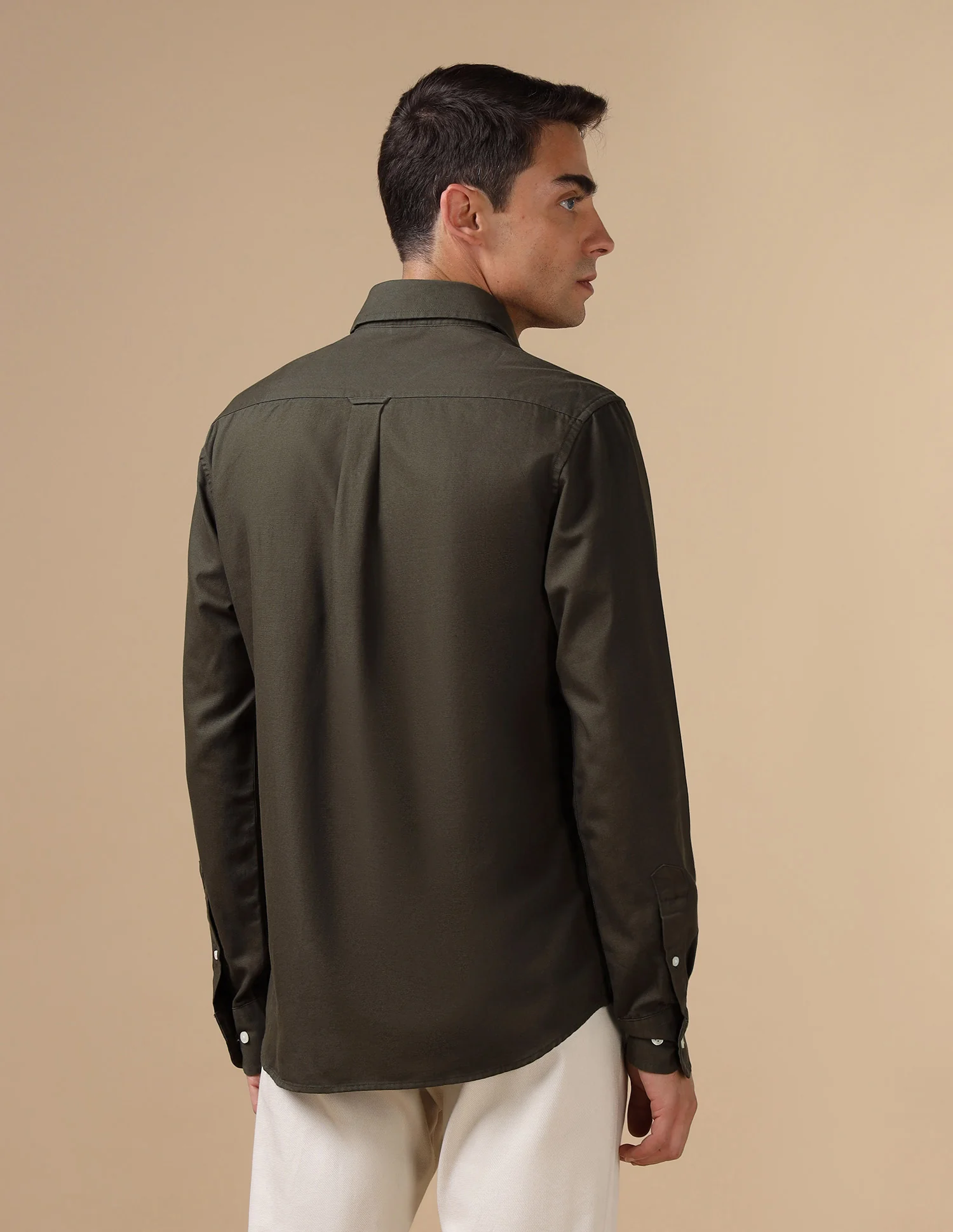 Tailored Fit Pure Cotton Shirt - Image 5