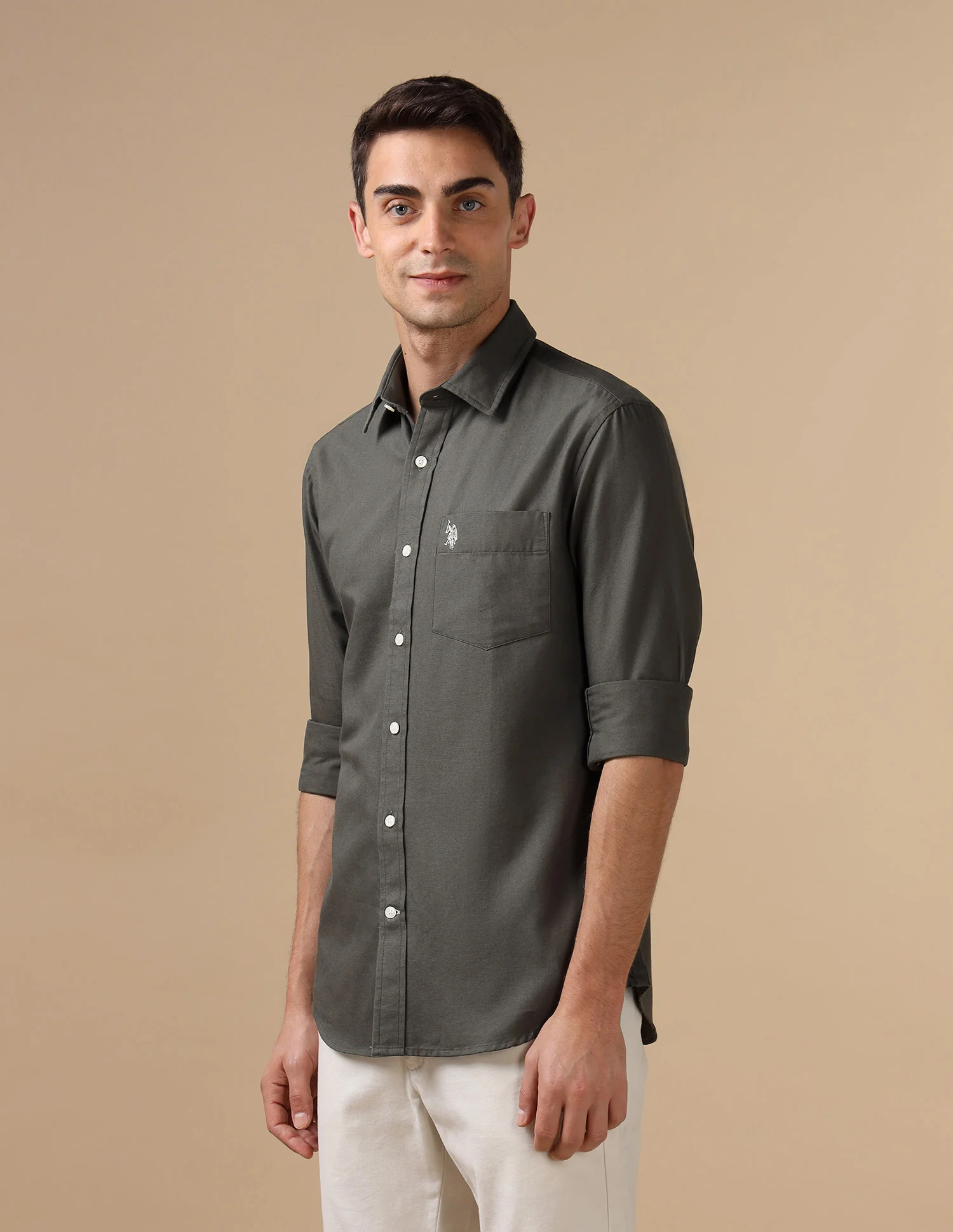 Tailored Fit Pure Cotton Shirt - Image 4
