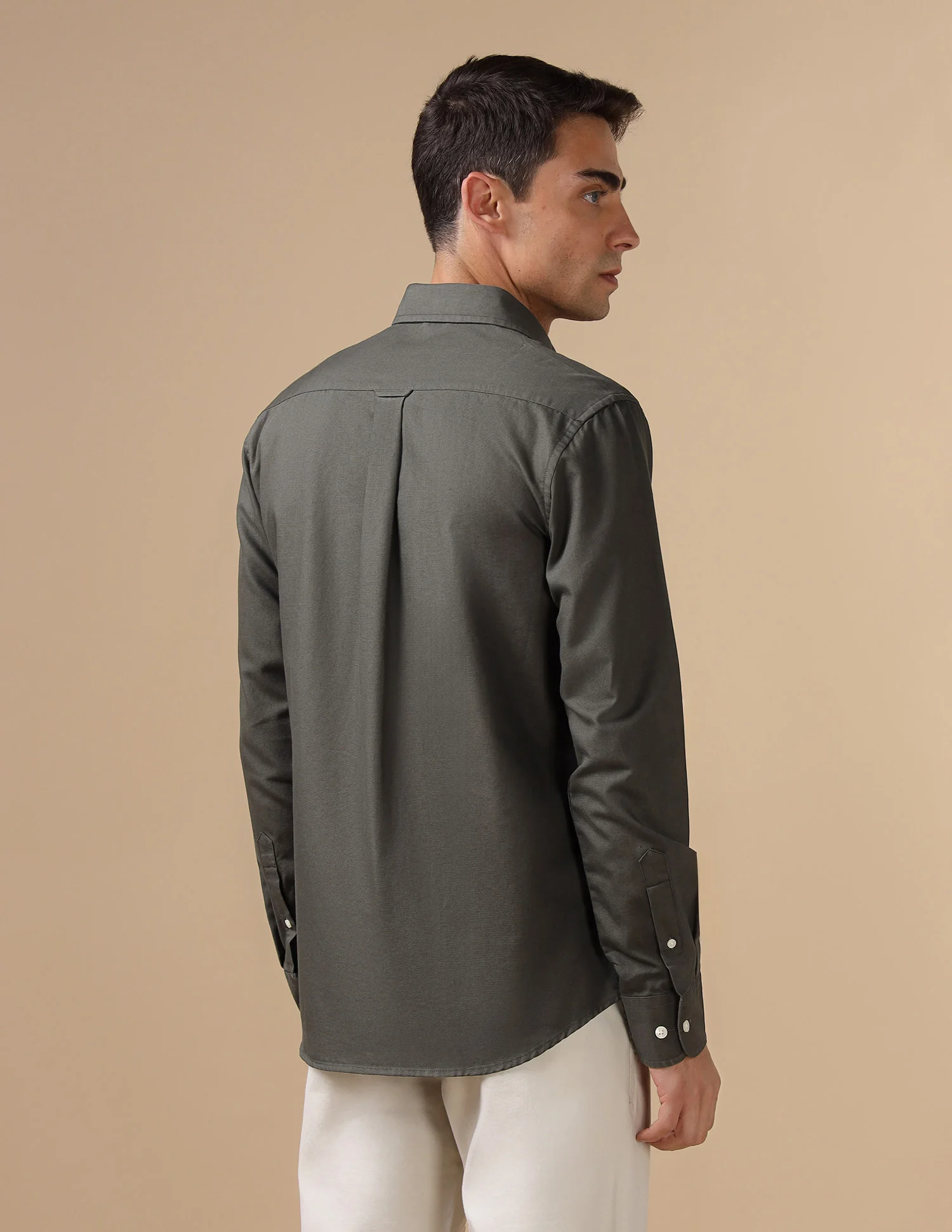 Tailored Fit Pure Cotton Shirt - Image 5