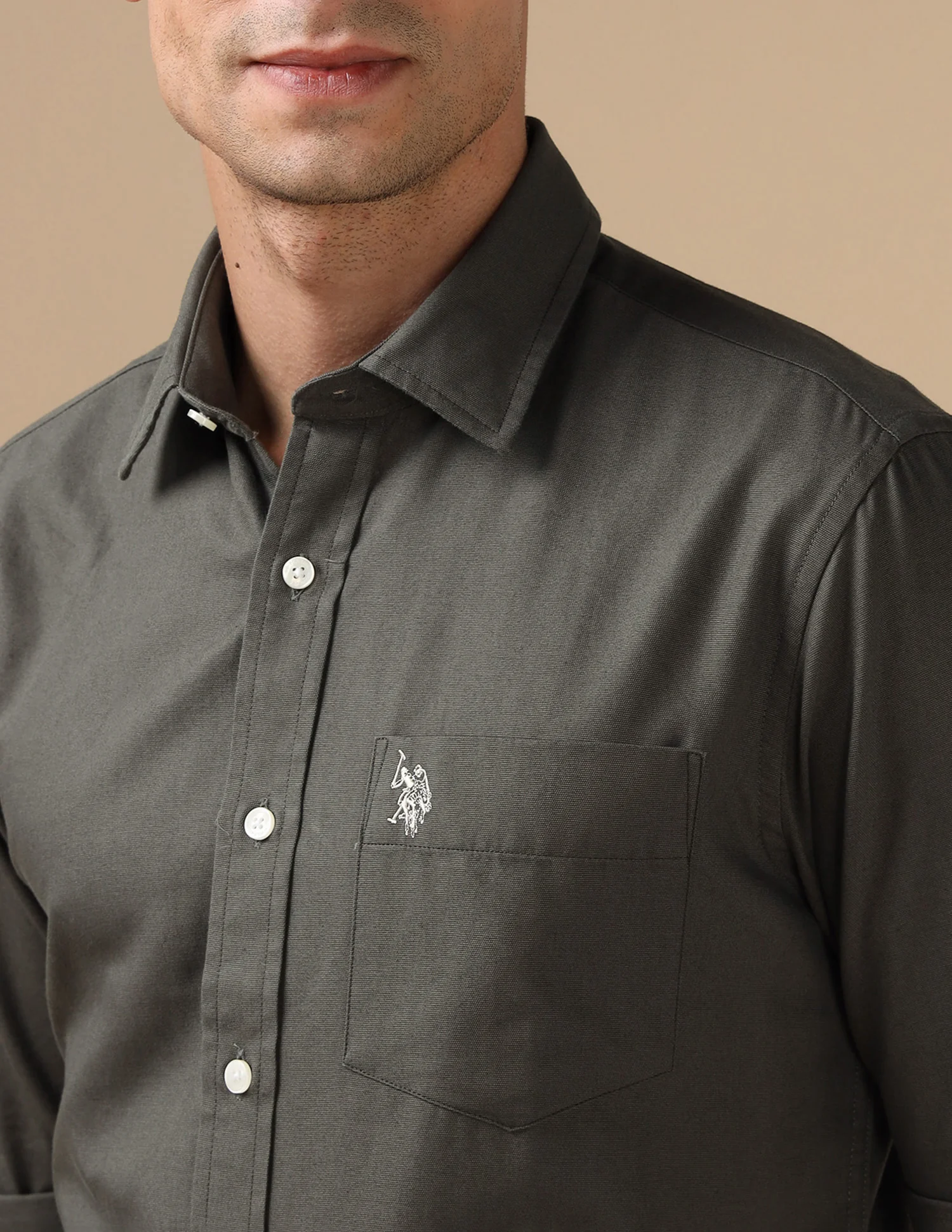 Tailored Fit Pure Cotton Shirt - Image 7