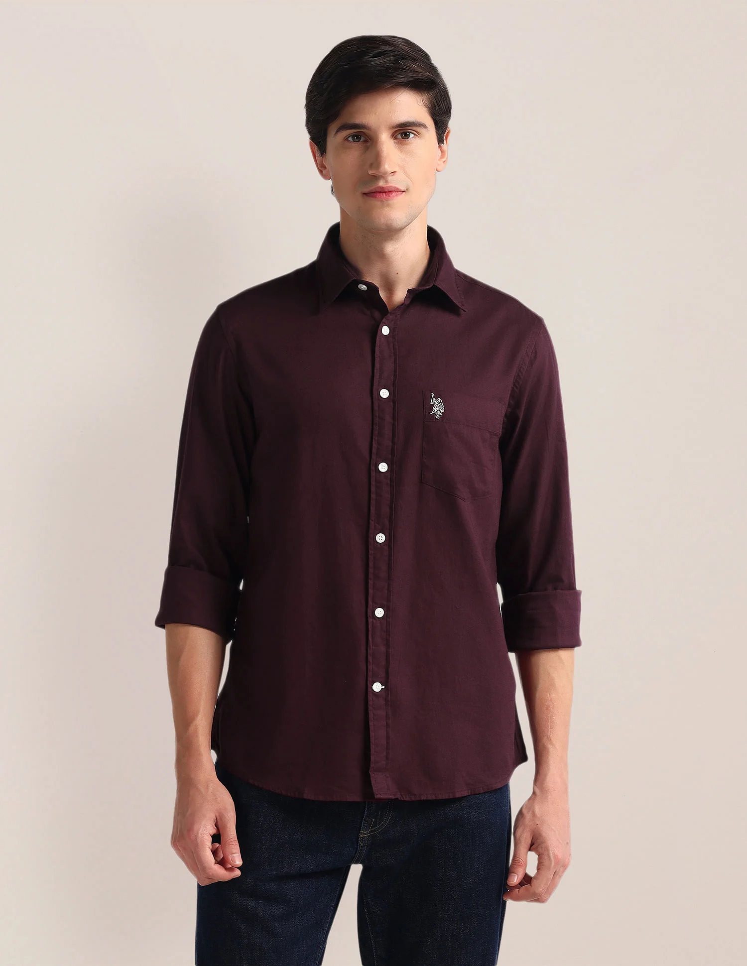 Tailored Fit Pure Cotton Shirt - Image 6