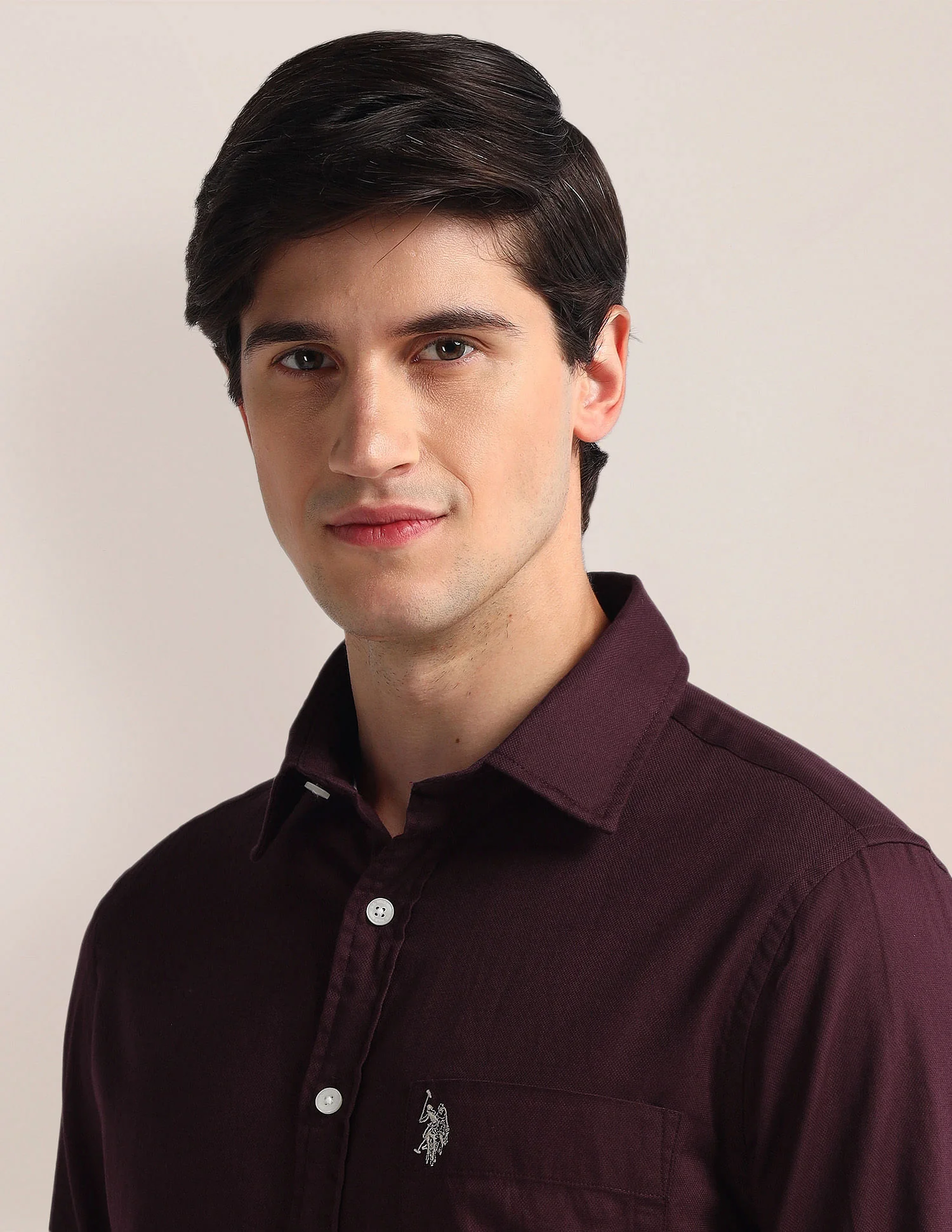 Tailored Fit Pure Cotton Shirt - Image 7