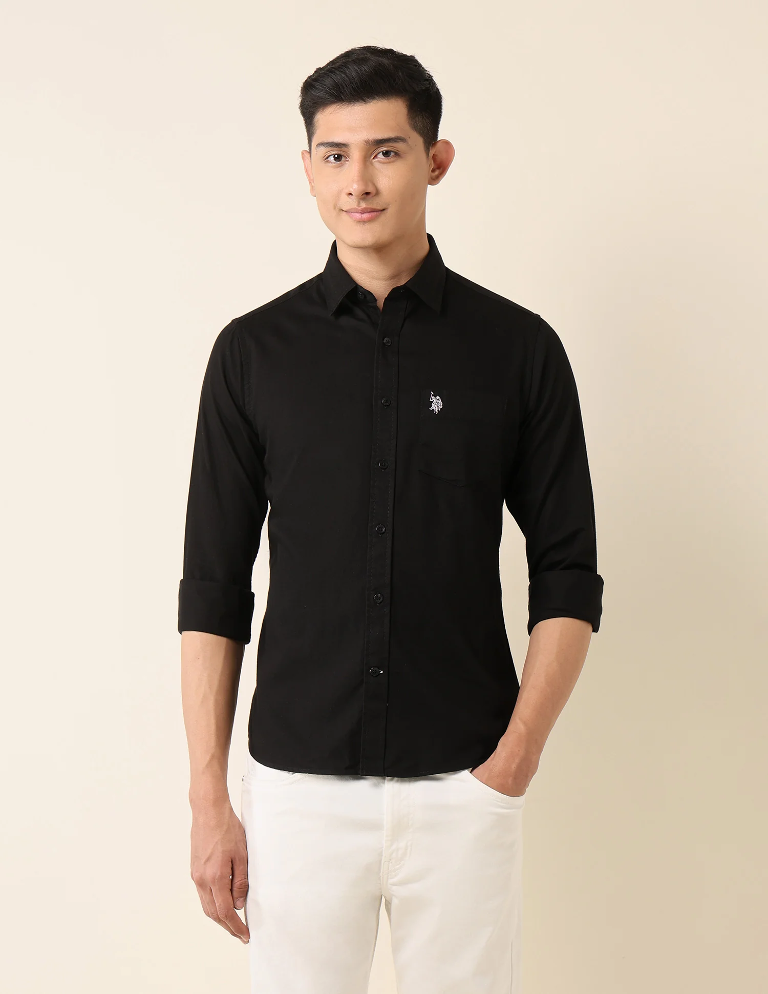 Tailored Fit Pure Cotton Shirt - Image 6