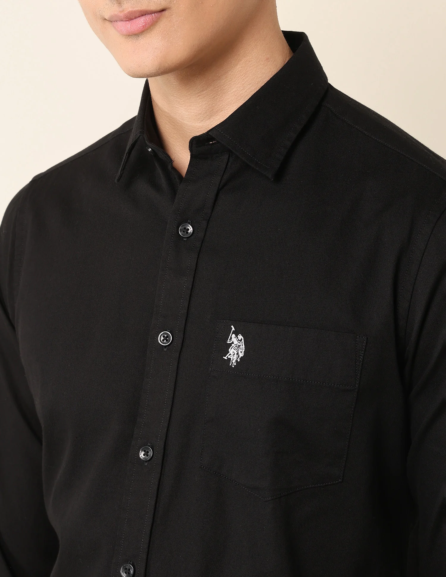 Tailored Fit Pure Cotton Shirt - Image 7
