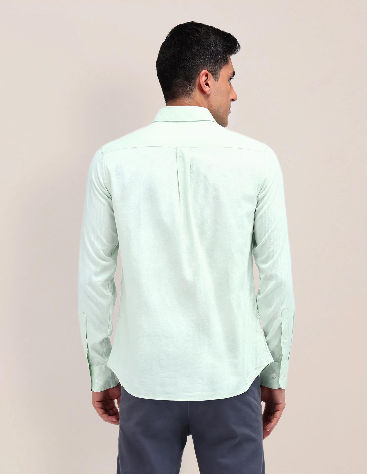Tailored Fit Pure Cotton Shirt - Image 5