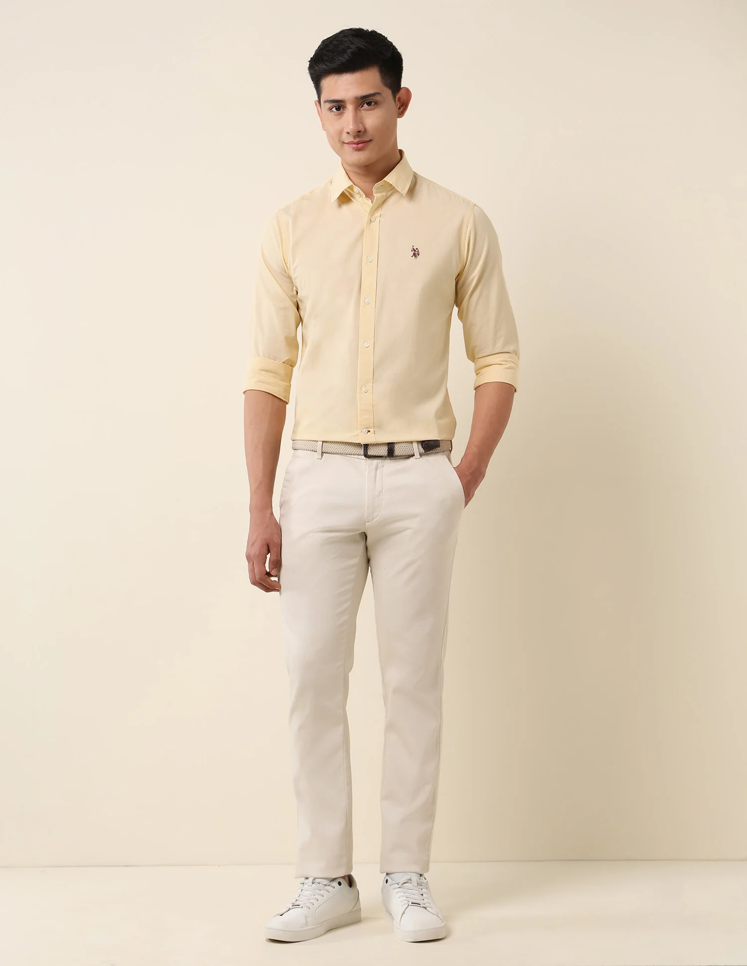 Tailored Fit Pure Cotton Shirt - Image 3