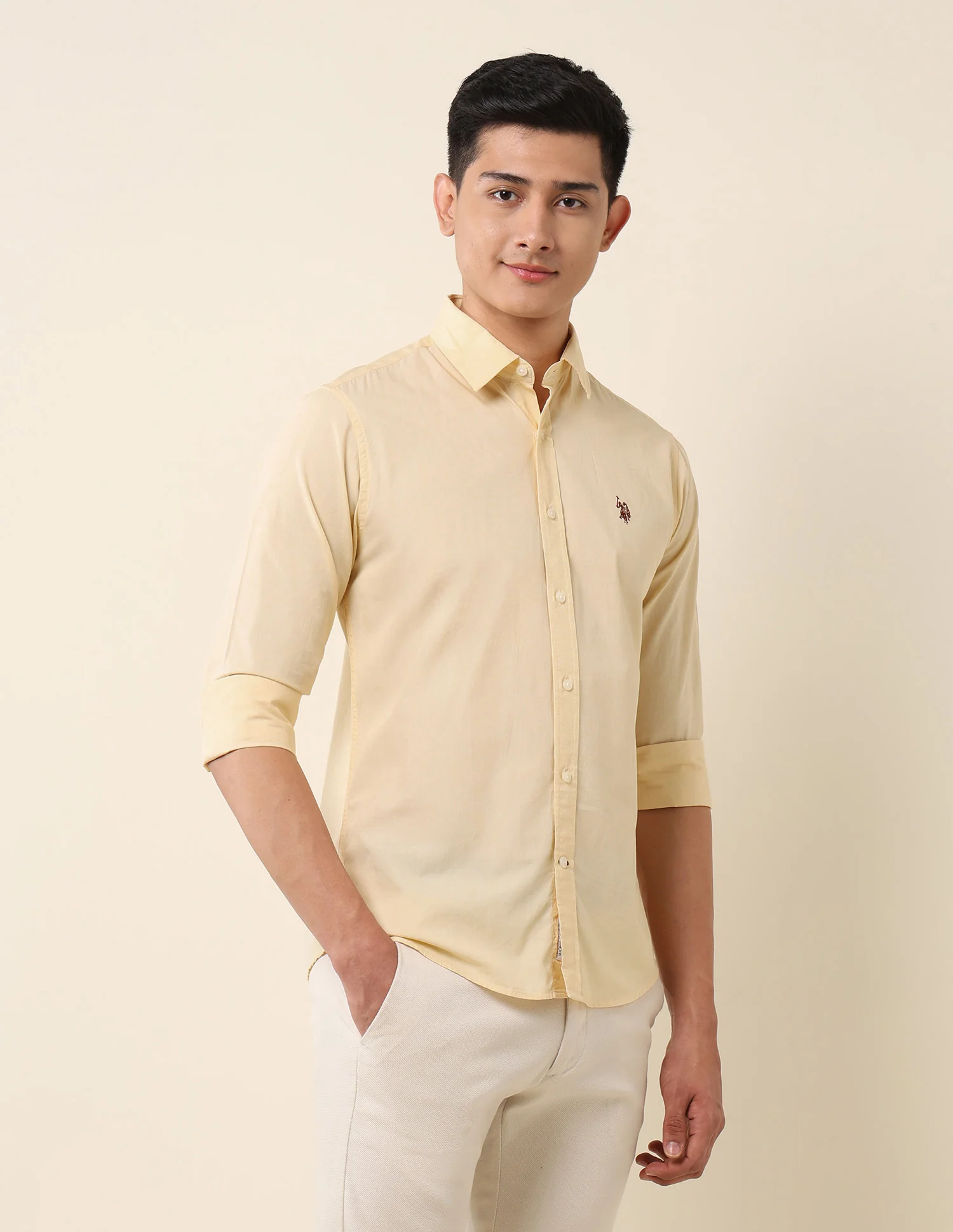 Tailored Fit Pure Cotton Shirt - Image 4