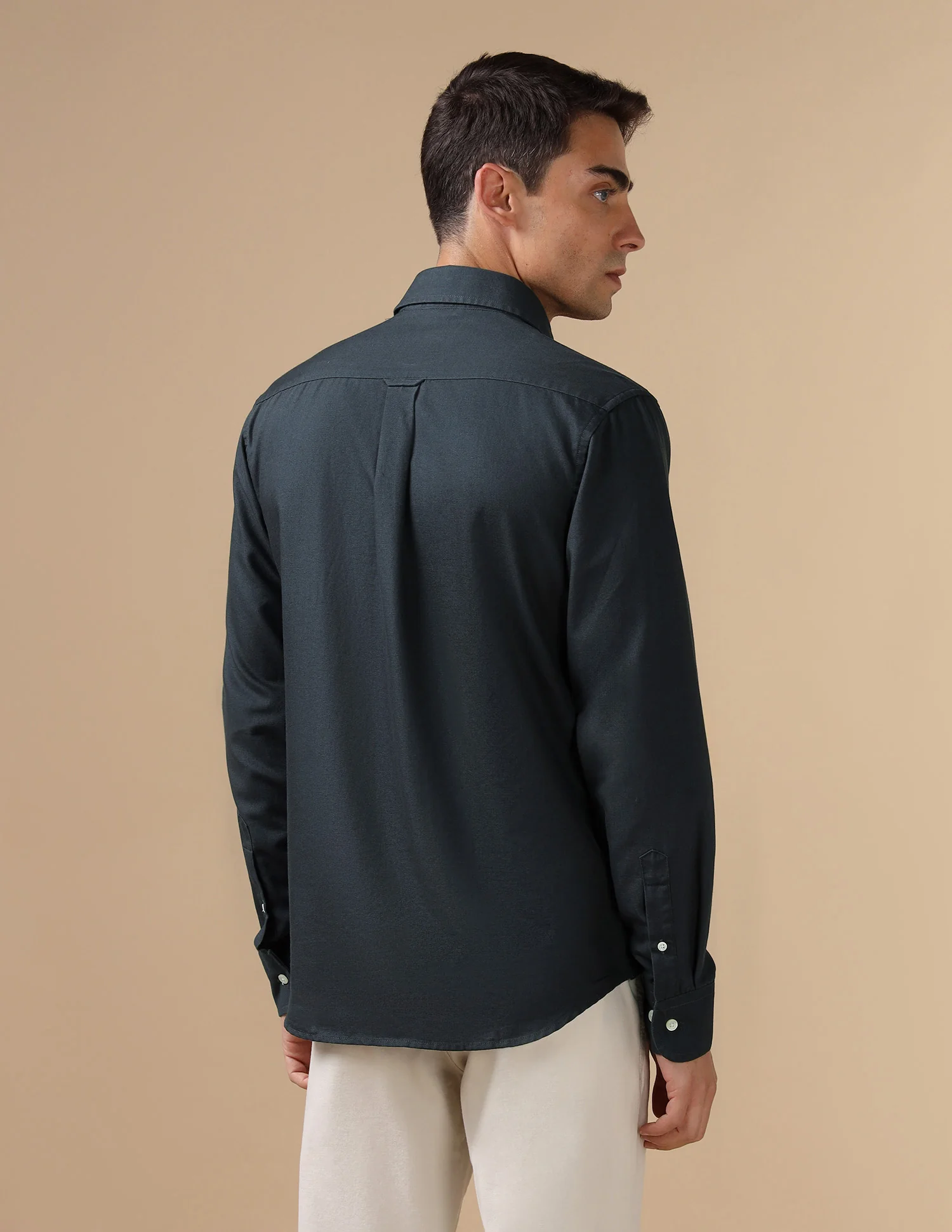 Tailored Fit Pure Cotton Shirt - Image 5