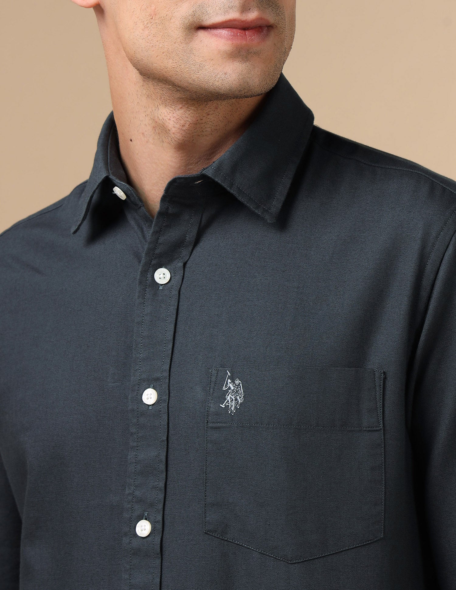 Tailored Fit Pure Cotton Shirt - Image 7